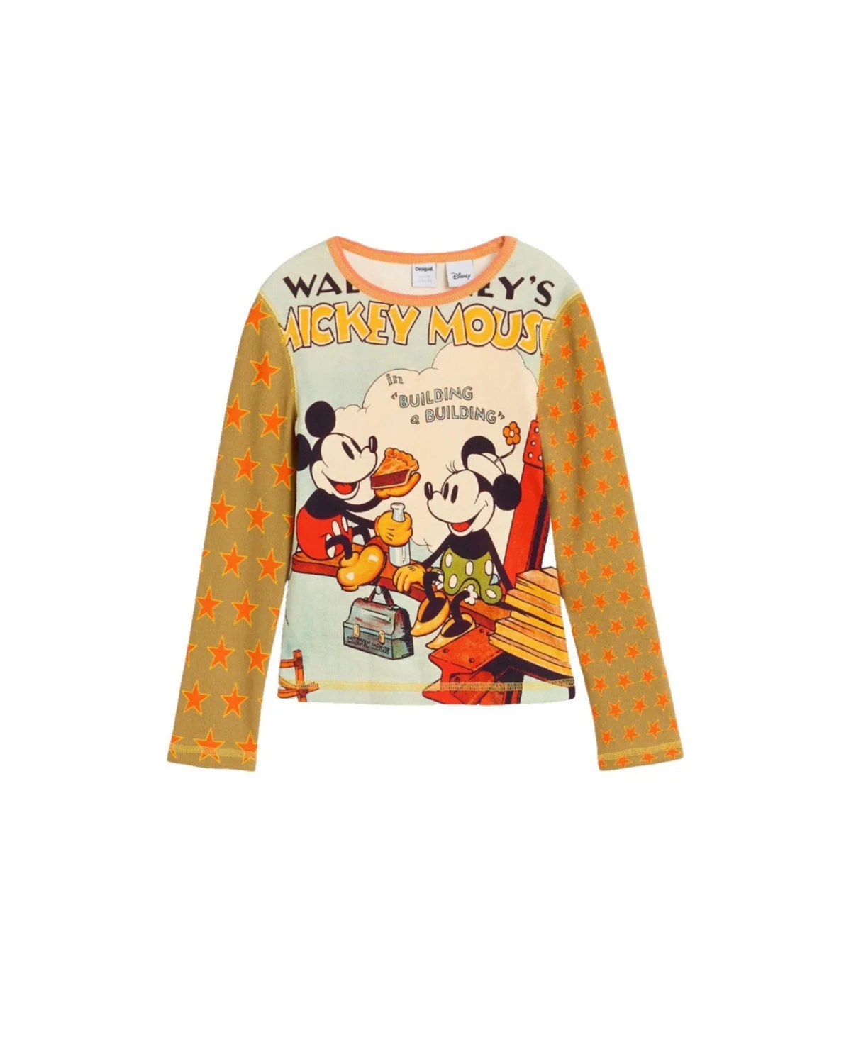 Mickey Mouse Long-Sleeve T-Shirt by Desigual