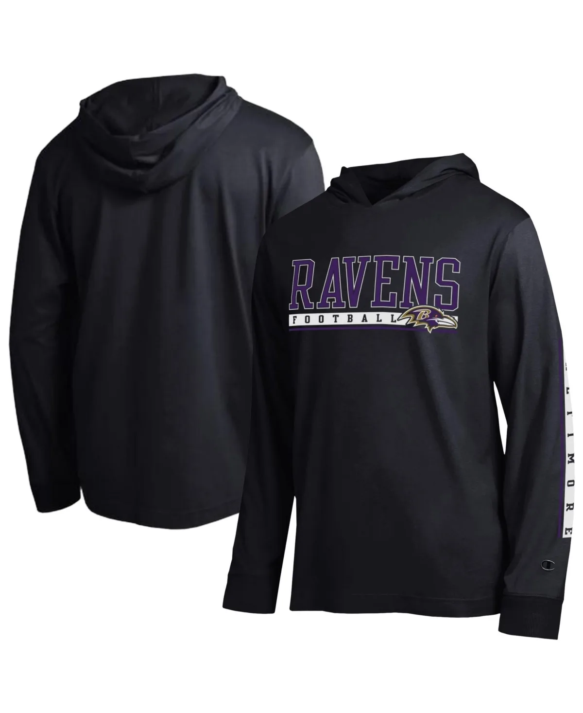 Baltimore Ravens Long-Sleeve Graphic Hoodie by Champion