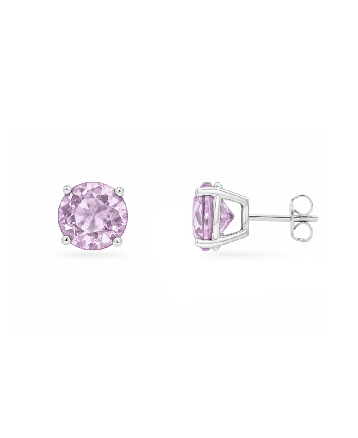 Cubic Zirconia Round Stud Earrings by Giani Bernini