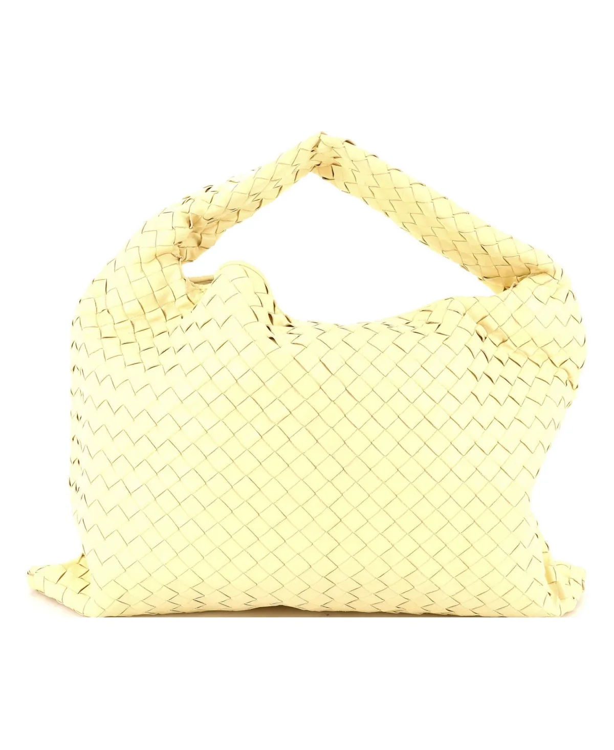 Pre-Owned Bottega Veneta Large Hop Hobo Intrecciato Leather by Bottega Veneta