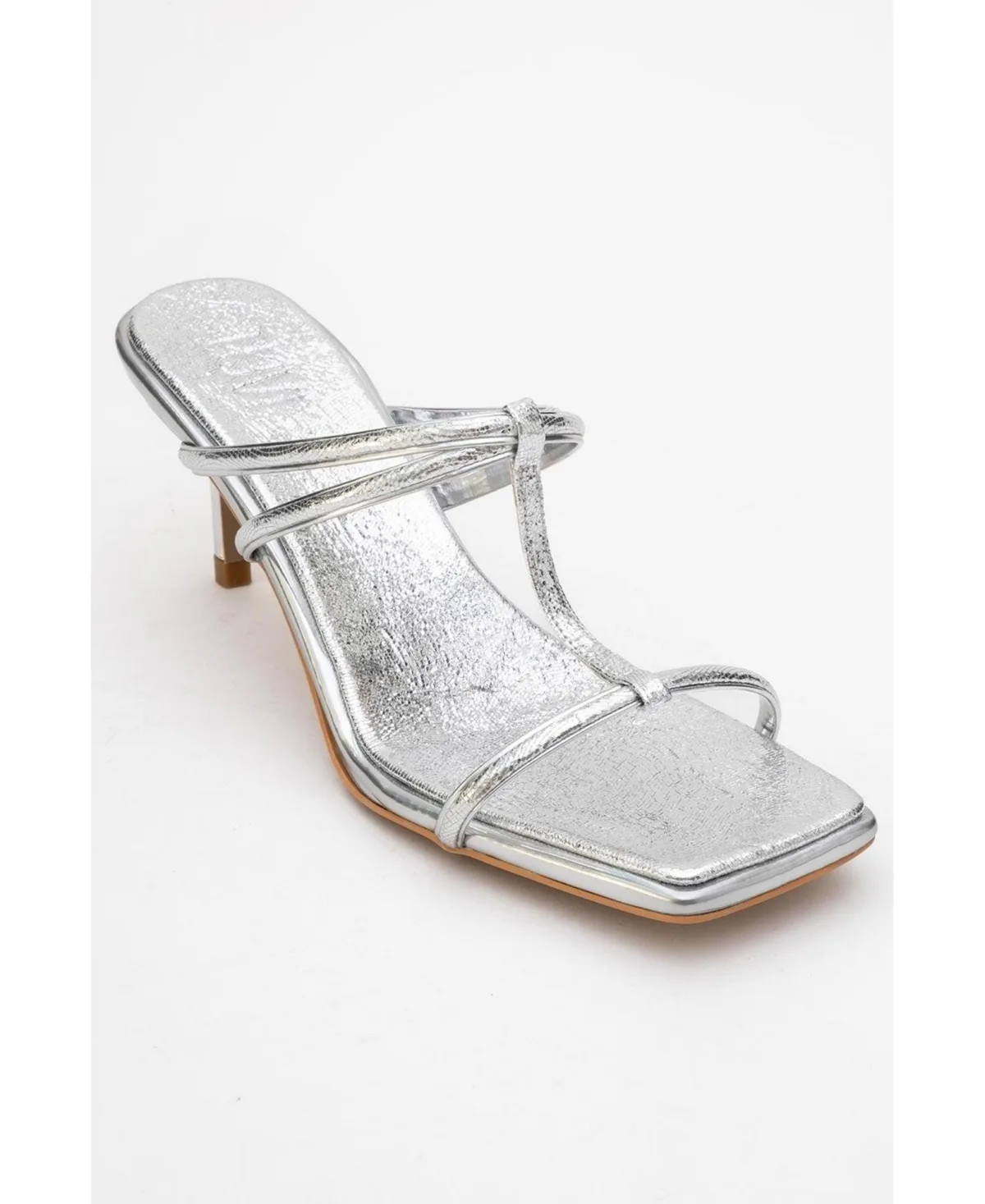 Mocha Strap Heel Sandal by Prologue Shoes