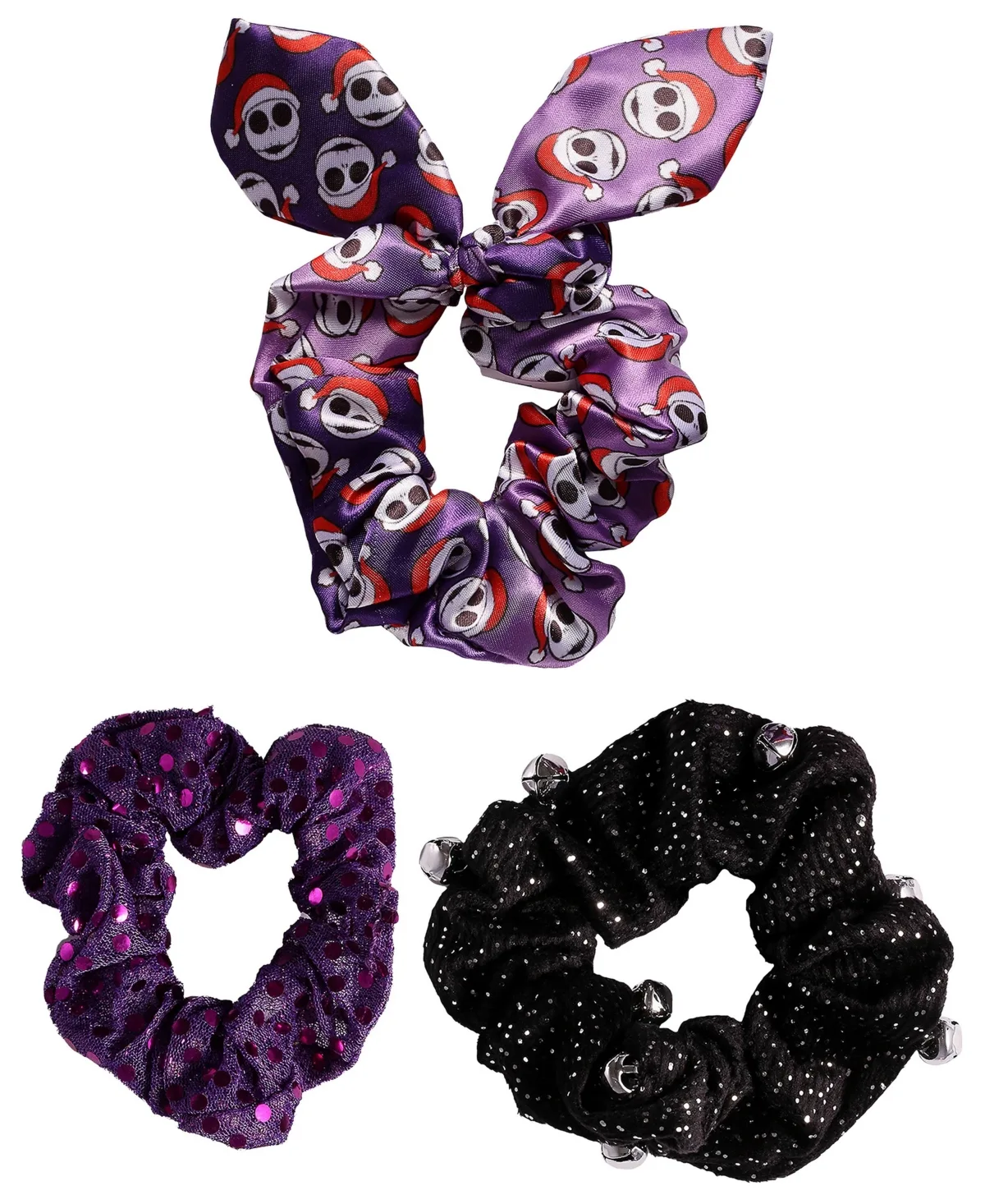 The Nightmare Before Christmas Hair Scrunchies 3-Piece Set Official License by Disney