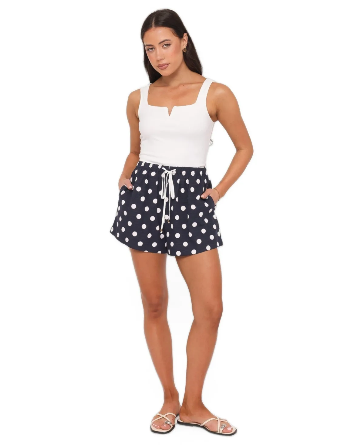 Wren High-Rise Pull-On Wide-Leg Shorts, 2" Inseam by Petal and Pup