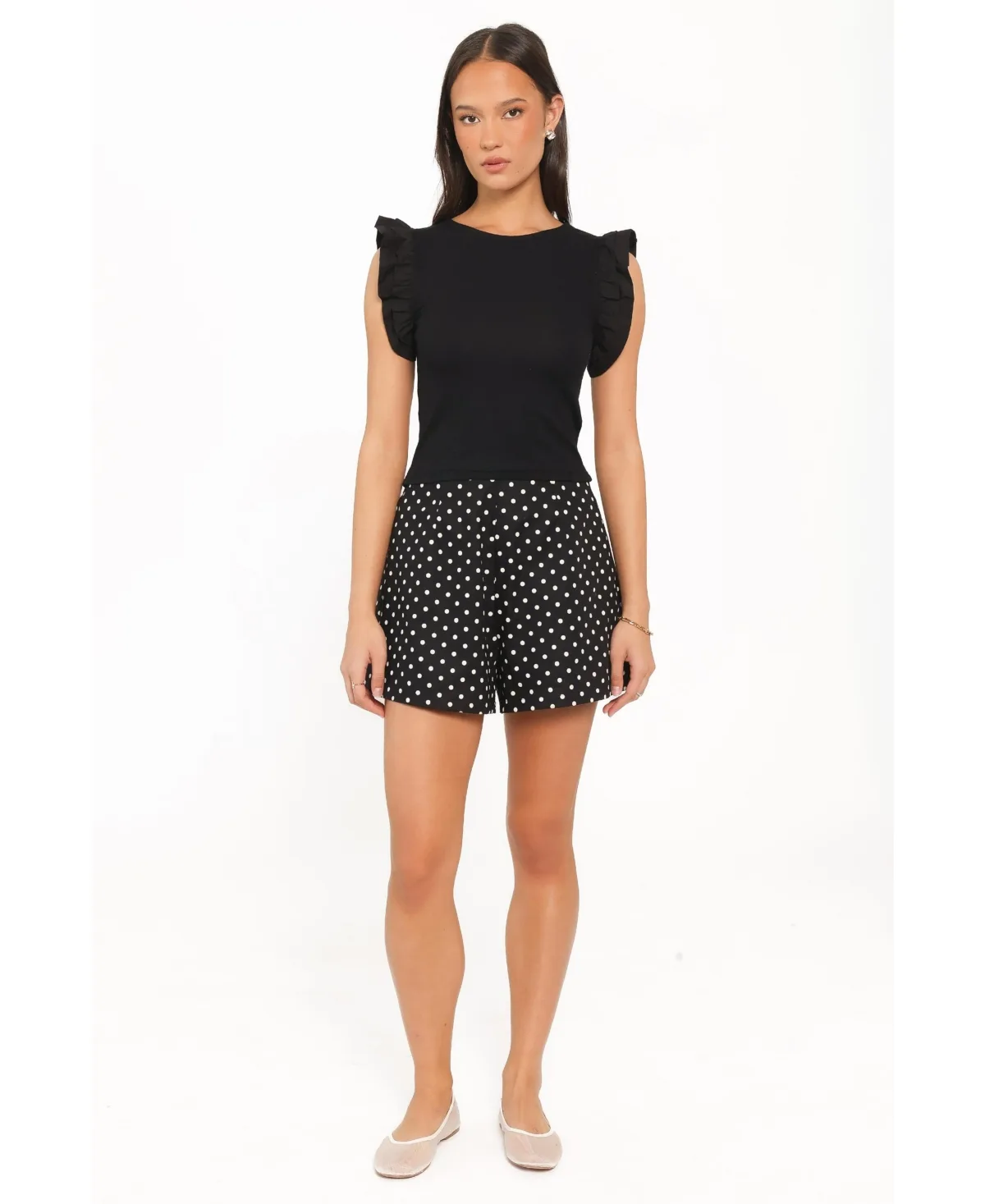 Donna High-Waisted Pull-On Shorts, 2" Inseam by Petal and Pup