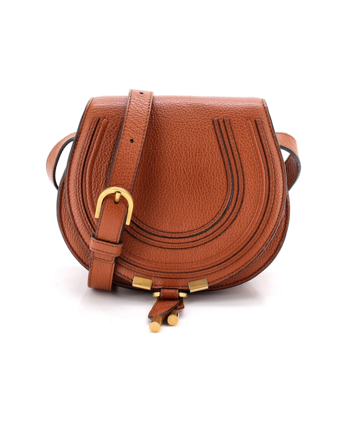 Pre-Owned Chloe Small Marcie Crossbody Bag Leather