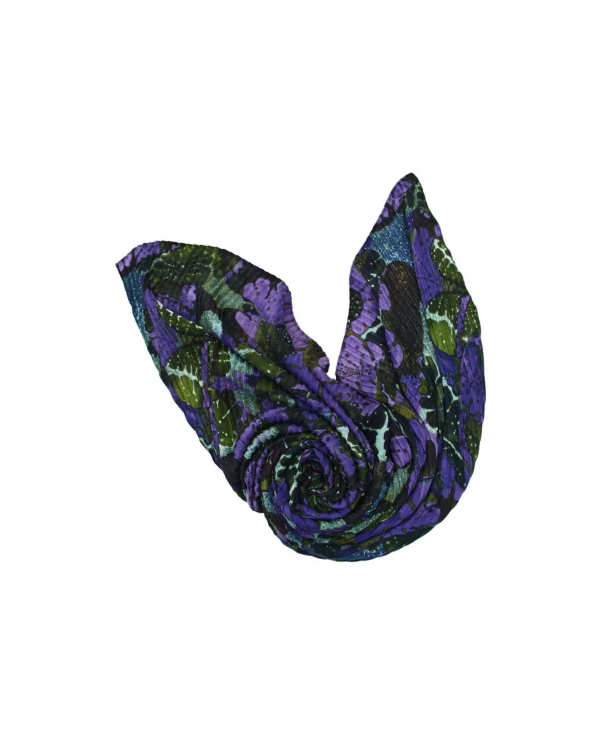 Long Pleated Foulard M. C. Lacroix