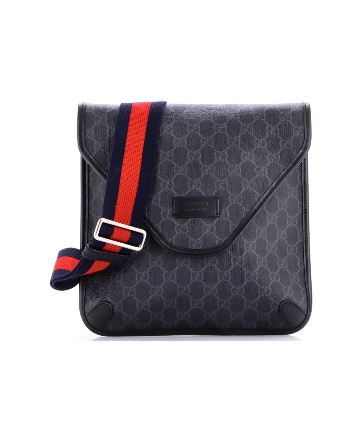 Pre-Owned Gucci Medium Envelope Web Messenger Gg Coated Canvas by Gucci