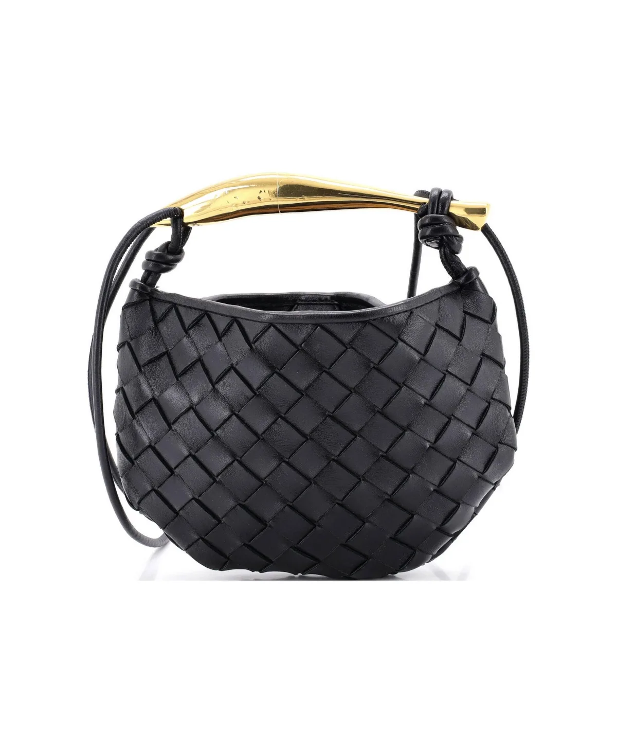 Pre-Owned Bottega Veneta Mini Sardine Top Handle Bag Intrecciato Nappa by Bottega Veneta