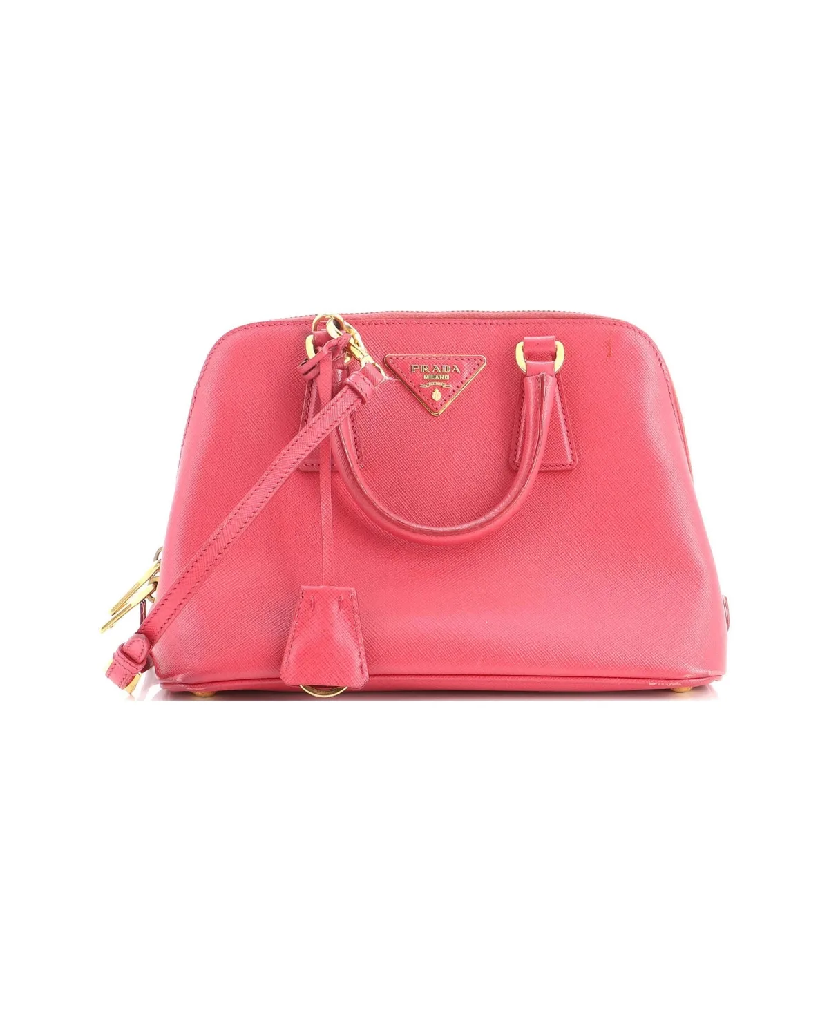 Pre-Owned Prada Small Promenade Bag Saffiano Leather by Prada