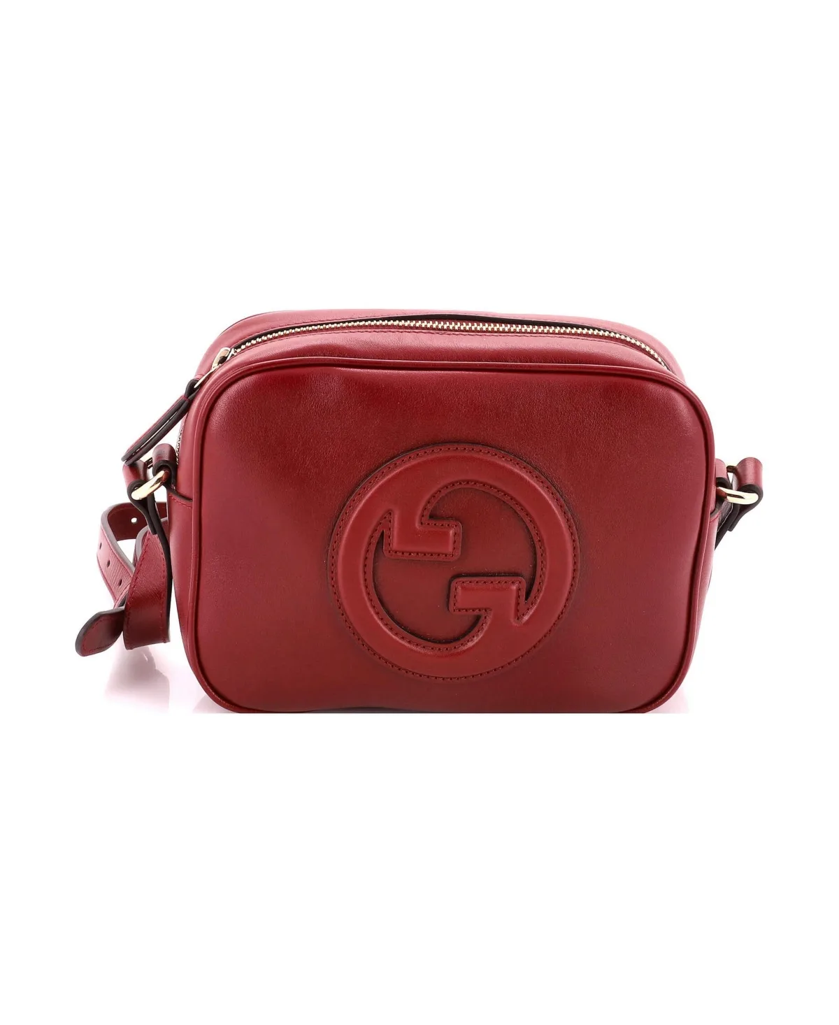 Pre-Owned Gucci Mini Blondie Camera Bag Leather by Gucci