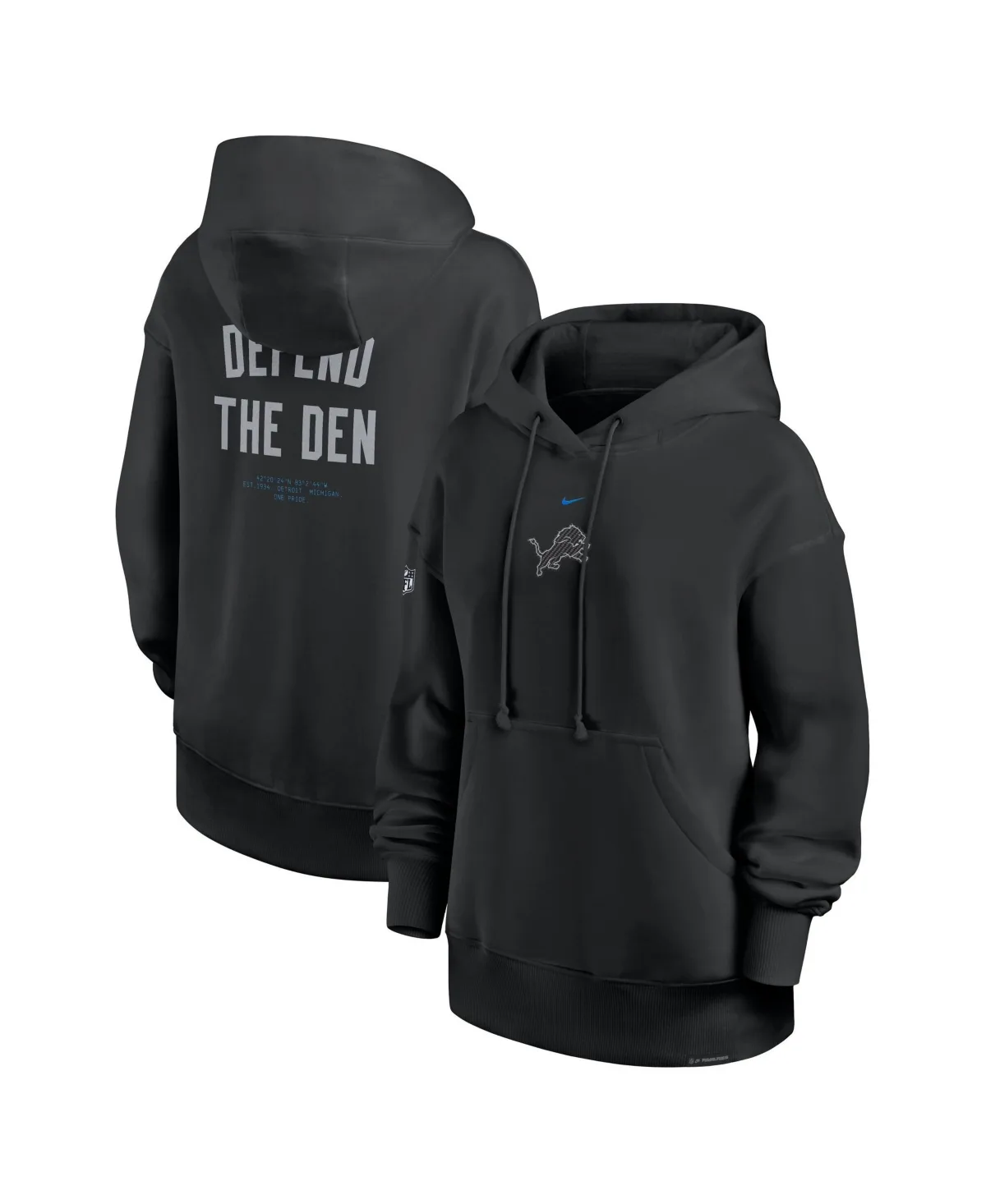 Detroit Lions 2026 Rivalries Collection Oversized Pullover Hoodie by Nike