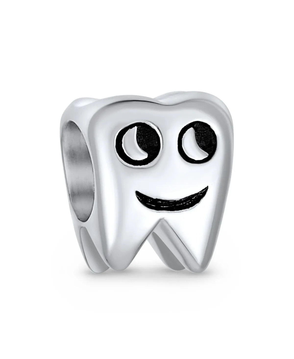 Smiling Tooth Fairy Dentist Charm Bead for Bracelet.925 Sterling Silver by Bling Jewelry