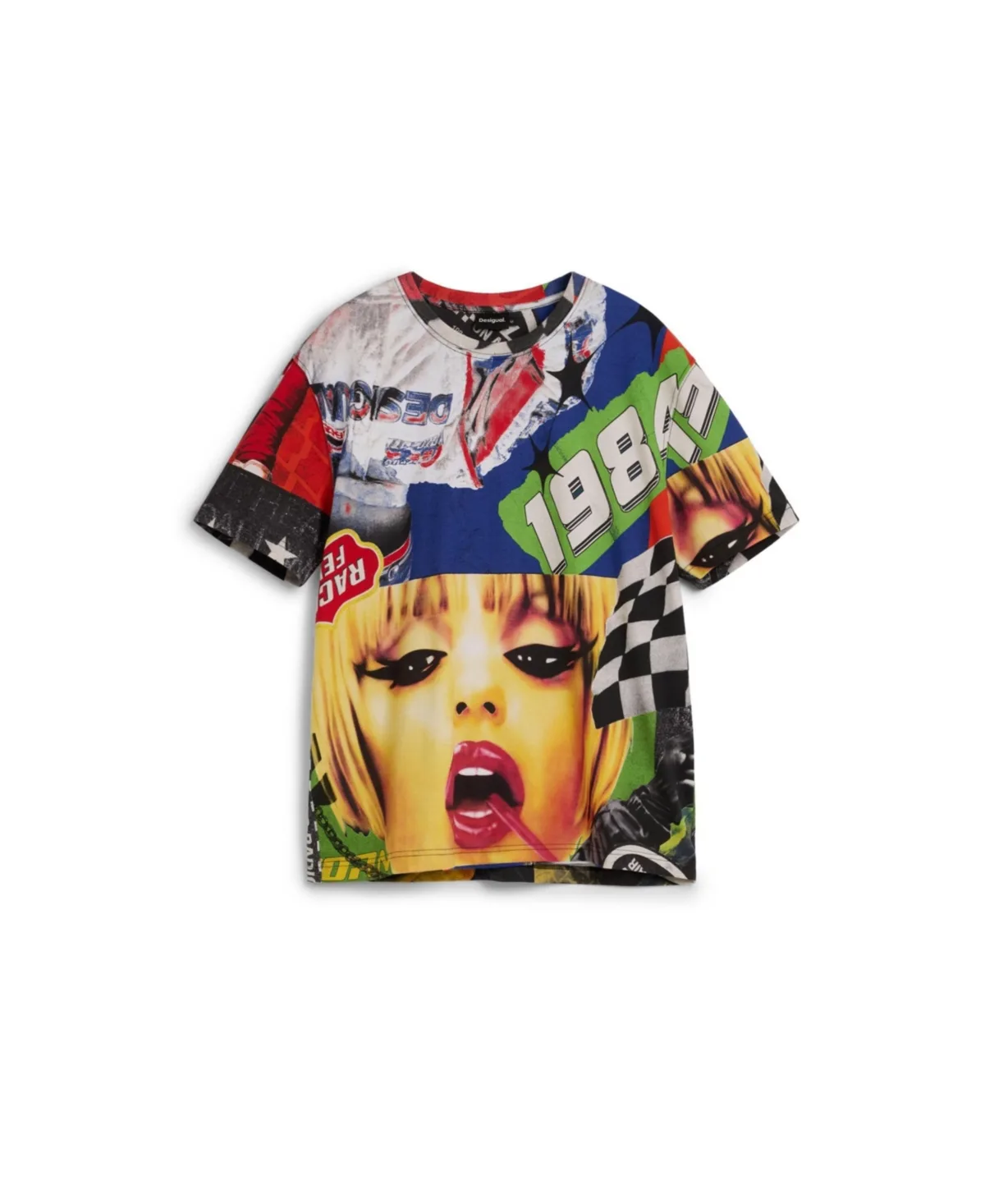 Printed Racing T-Shirt by Desigual