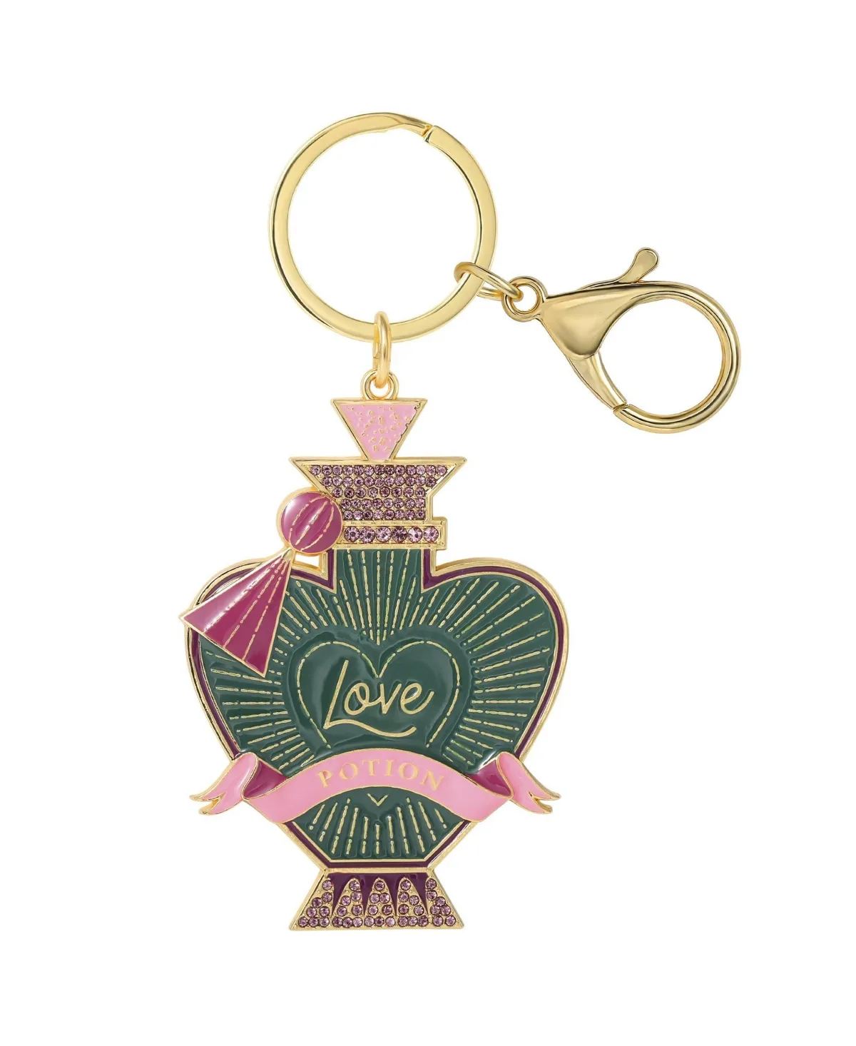Love Potion Crystal-Embellished Bag Charm Keychain by Harry Potter