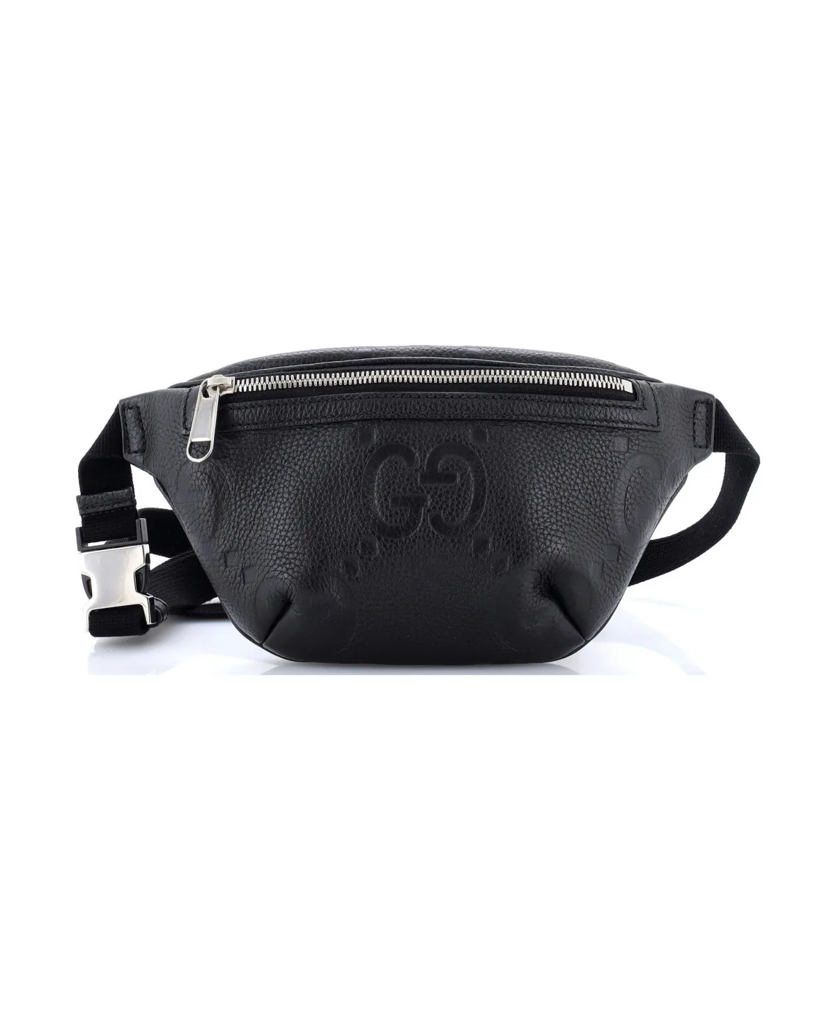 Pre-Owned Gucci Small Belt Bag Jumbo Gg Embossed Leather by Gucci