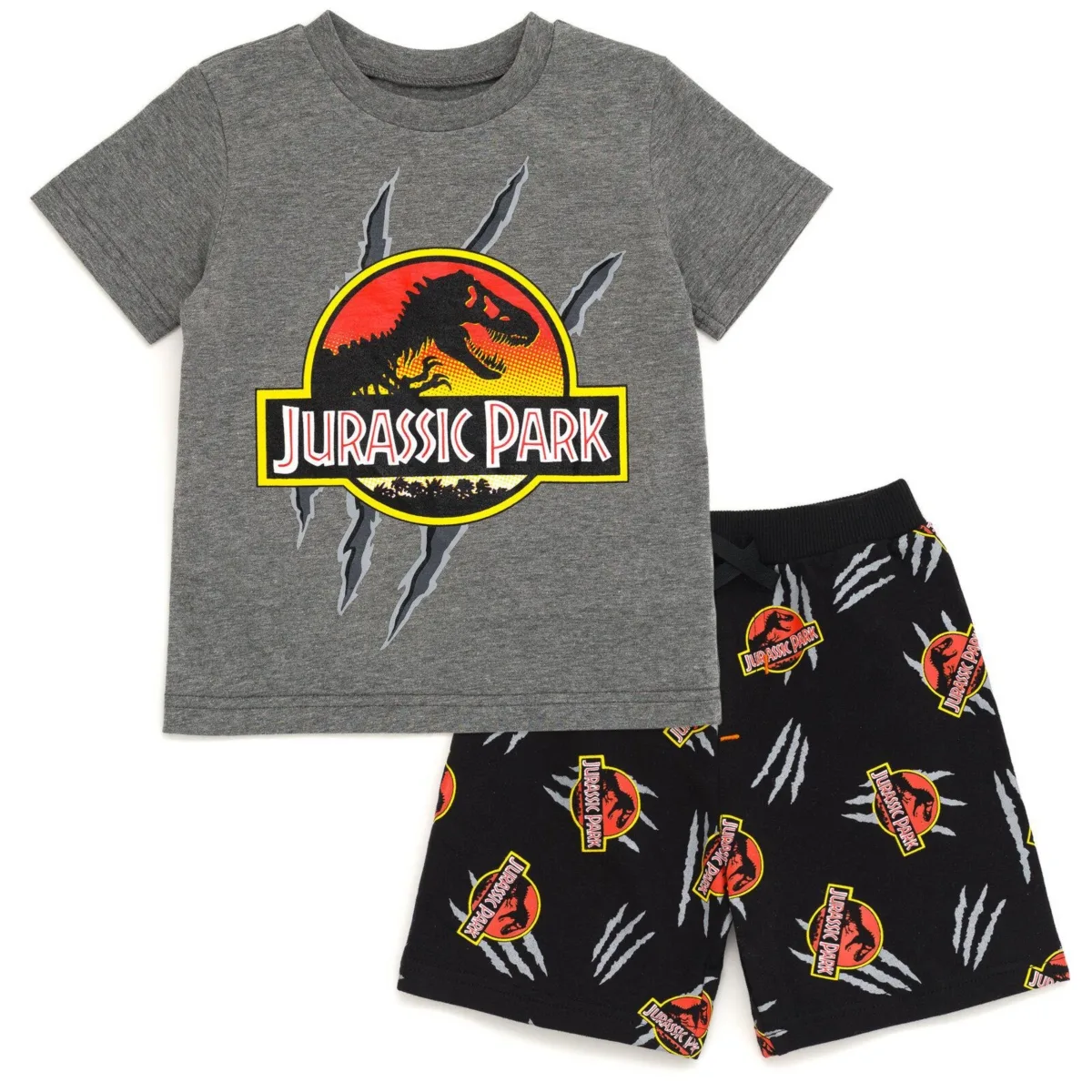 Jurassic World T-Shirt and French Terry Shorts Outfit Set by Jurassic Park