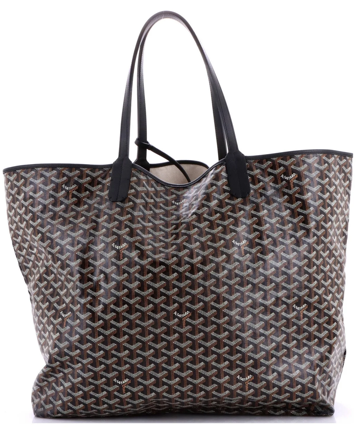 Pre-Owned Goyard Xxl Saint Louis Tote Coated Canvas by Pre Owned Goyard