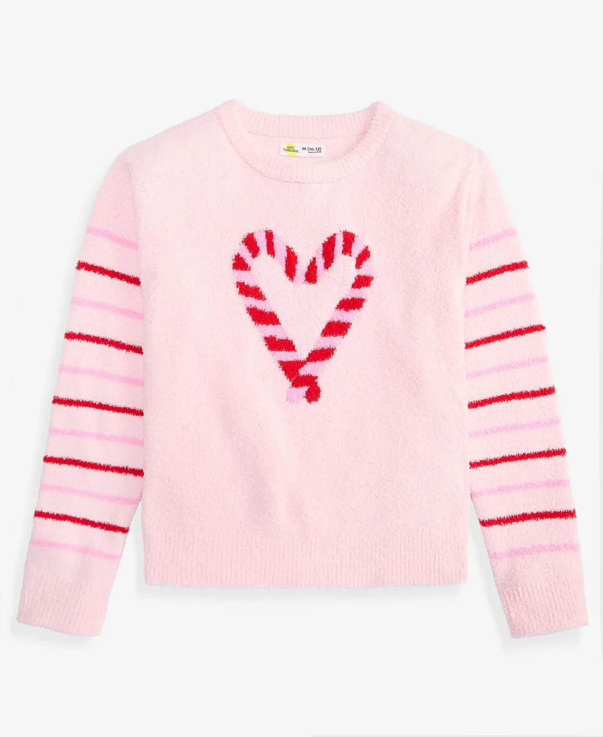 Baby Long-Sleeve Candy Cane Sweater by Epic Threads