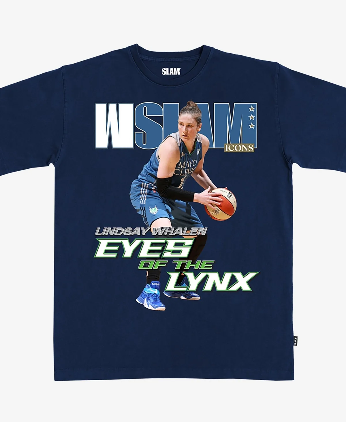 Minnesota Lynx Court Origins Retro Graphic T-Shirt by Slam