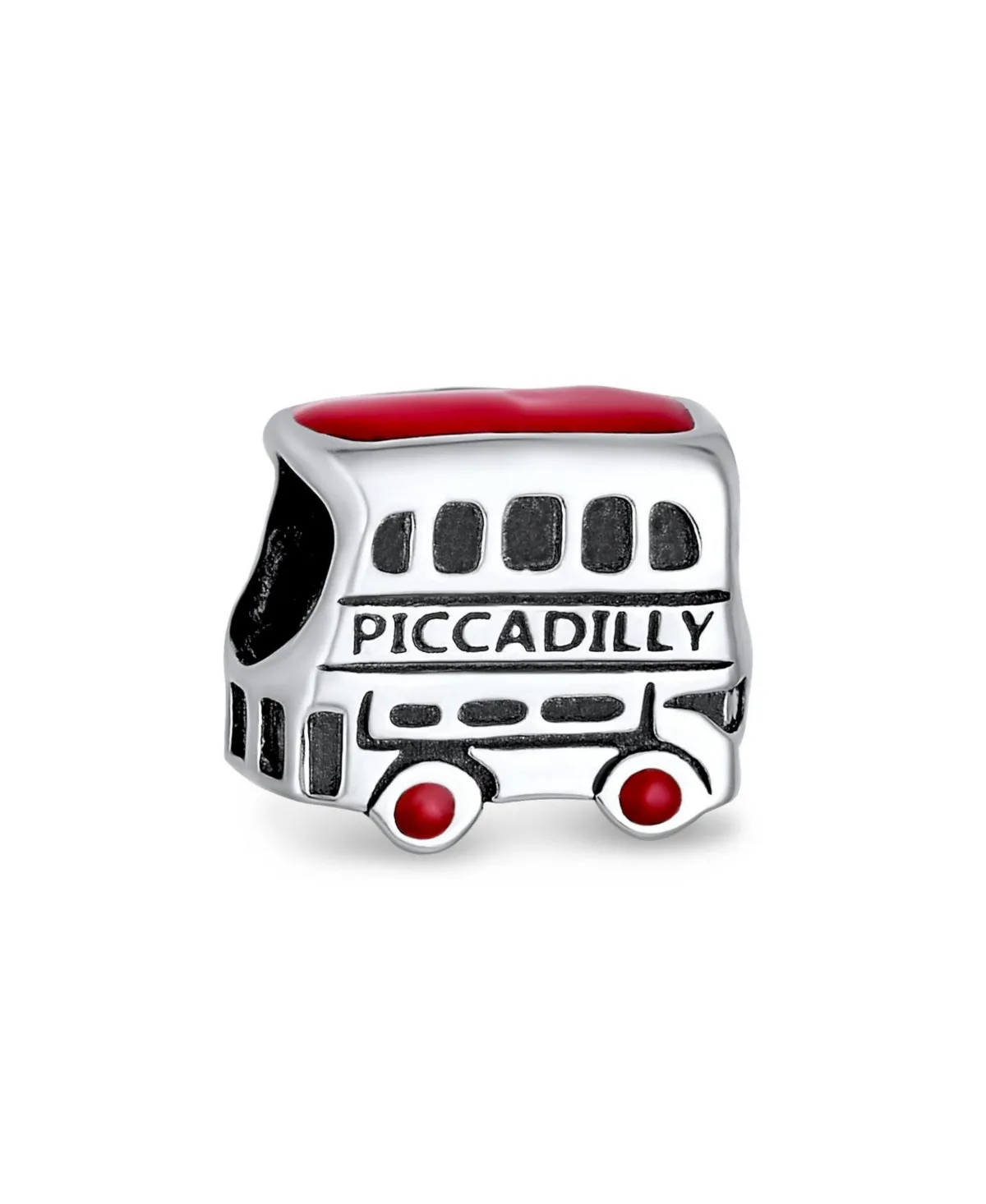 Bling Jewelry Sterling Silver Double Decker Bus England Charm Bead by Bling Jewelry