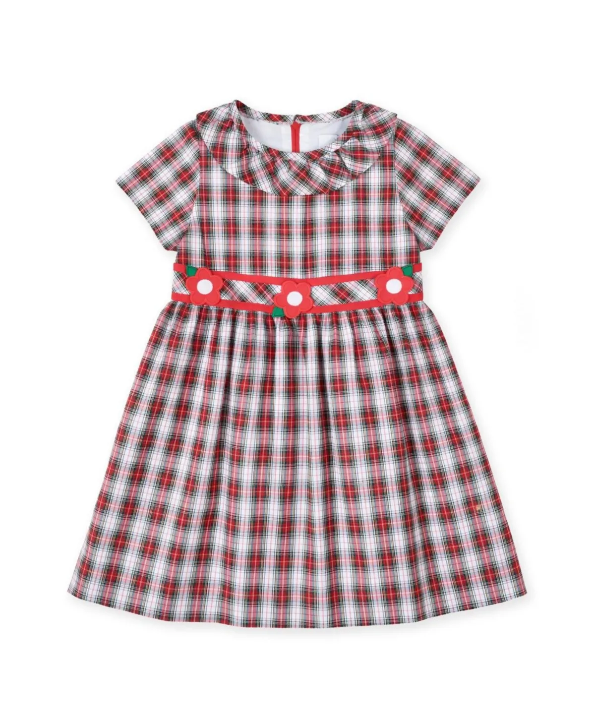 Fit & Flare Short-Sleeve Knee-Length Dress by Florence Eiseman