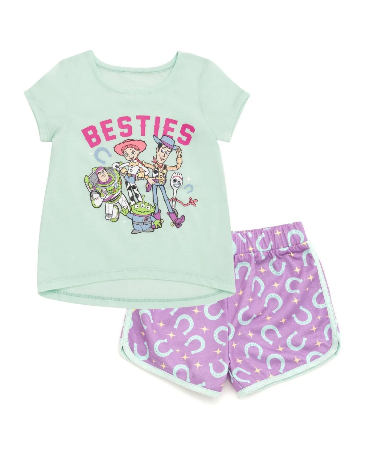 Cars Toy Story 2-Piece T-Shirt and Dolphin Shorts Set by Cars