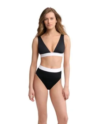 Lauren Ralph Lauren Banded Modern V Neck Bra Banded High Waist Pant by Ralph Lauren