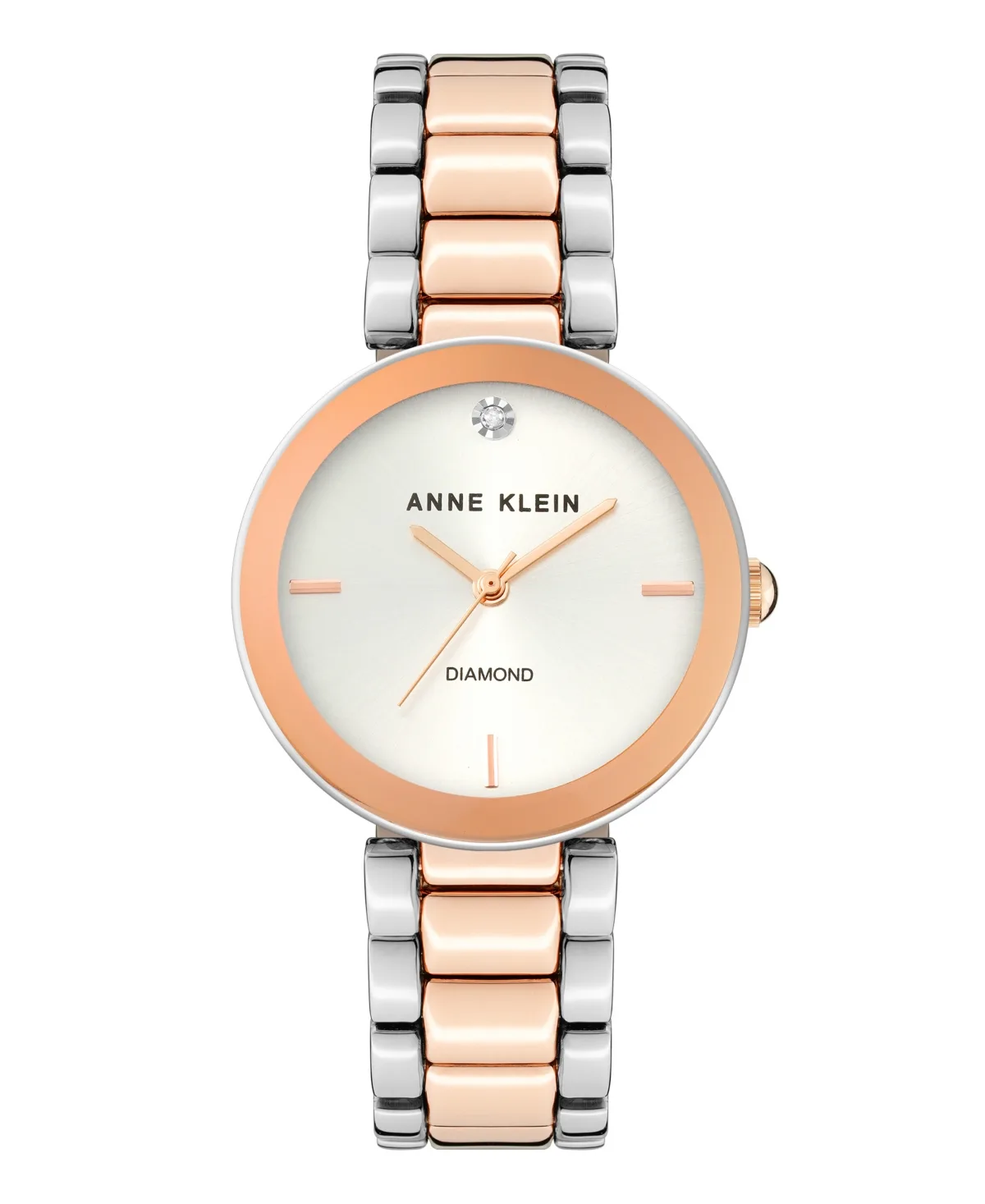 Japan Quartz Two-Tone Watch 32.5mm x 38mm by Anne Klein
