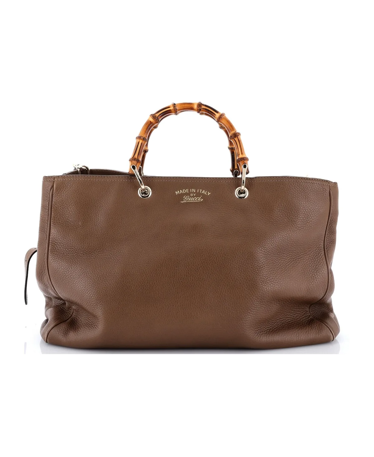 Large Bamboo Shopper Tote Leather (Pre-Owned) by Gucci