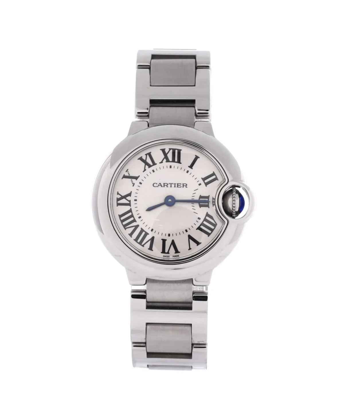 Pre-Owned Cartier Quartz Ballon Bleu De Cartier Stainless Steel Watch, 28mm by Cartier's