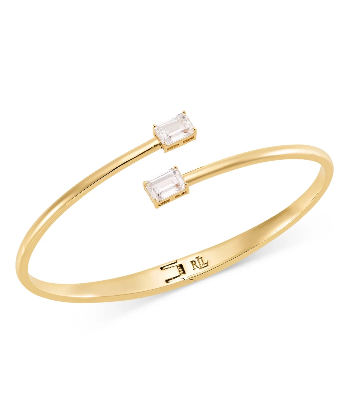 Lauren Ralph Lauren Cubic Zirconia Mixed-Metal Bypass Cuff Bracelet by Ralph Lauren