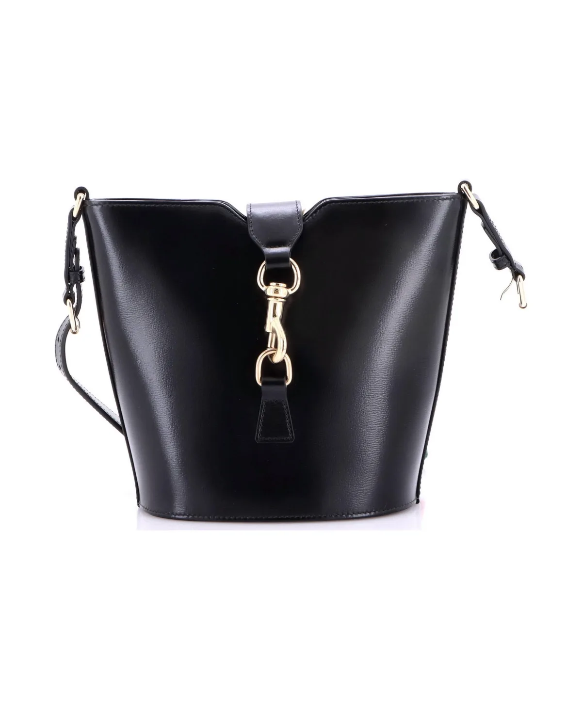 Pre-Owned Jackie Web Bucket Bag Leather by Gucci
