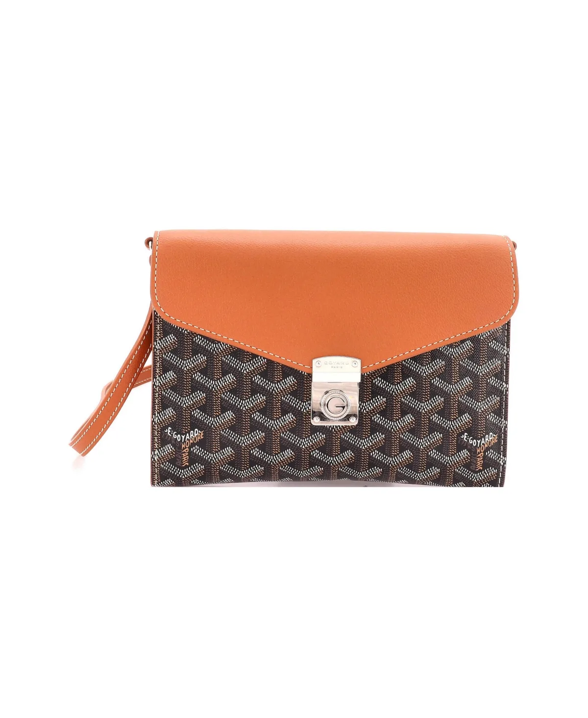 Pre-Owned Chypre Wallet on Strap Coated Canvas with Leather