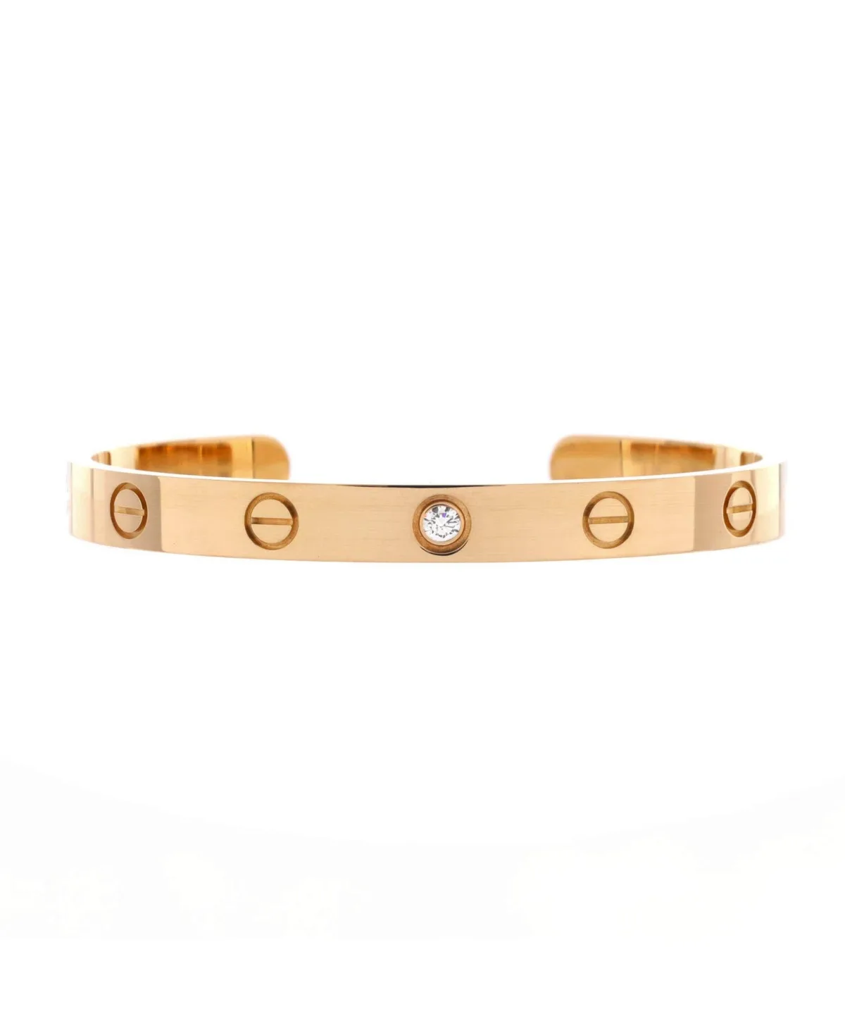 Pre-Owned Cartier Love 1 Diamond Cuff Bracelet