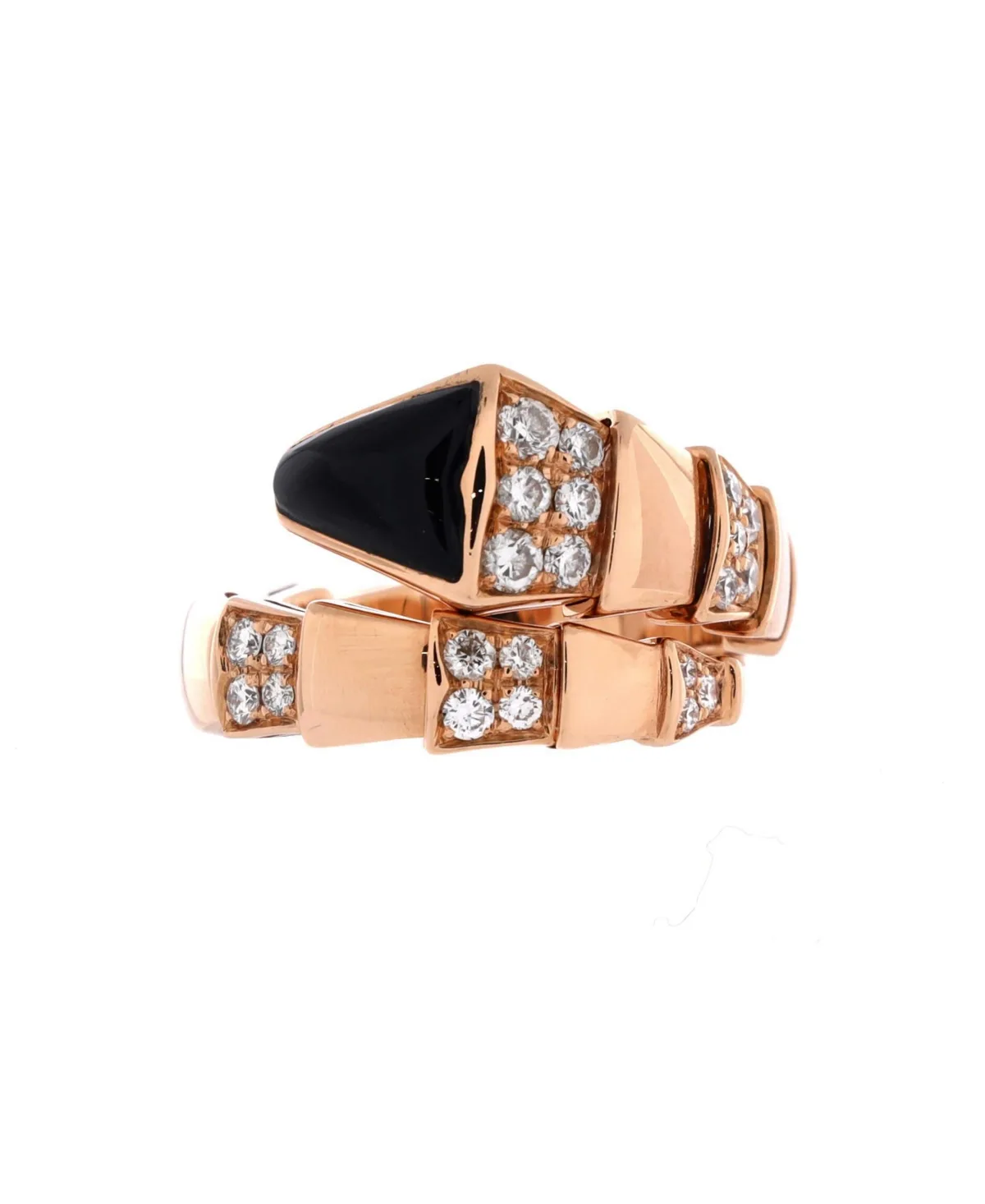 Pre-Owned Bvlgari Serpenti Viper One-Coil Ring by BVLGARI