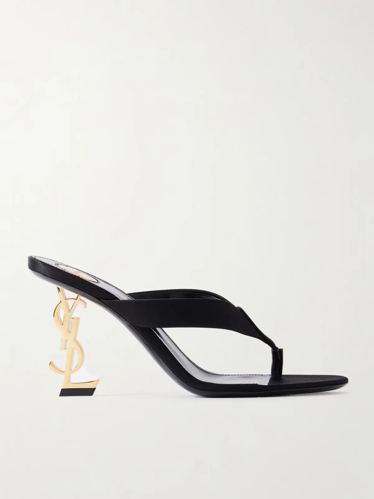 - Opyum Embellished Satin Mules -