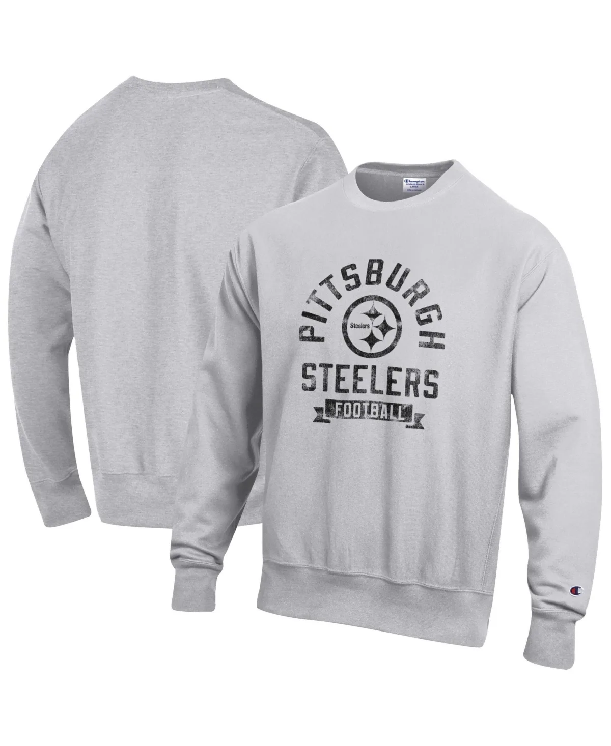 Pittsburgh Steelers Reverse Weave Fleece Pullover Sweatshirt by Champion