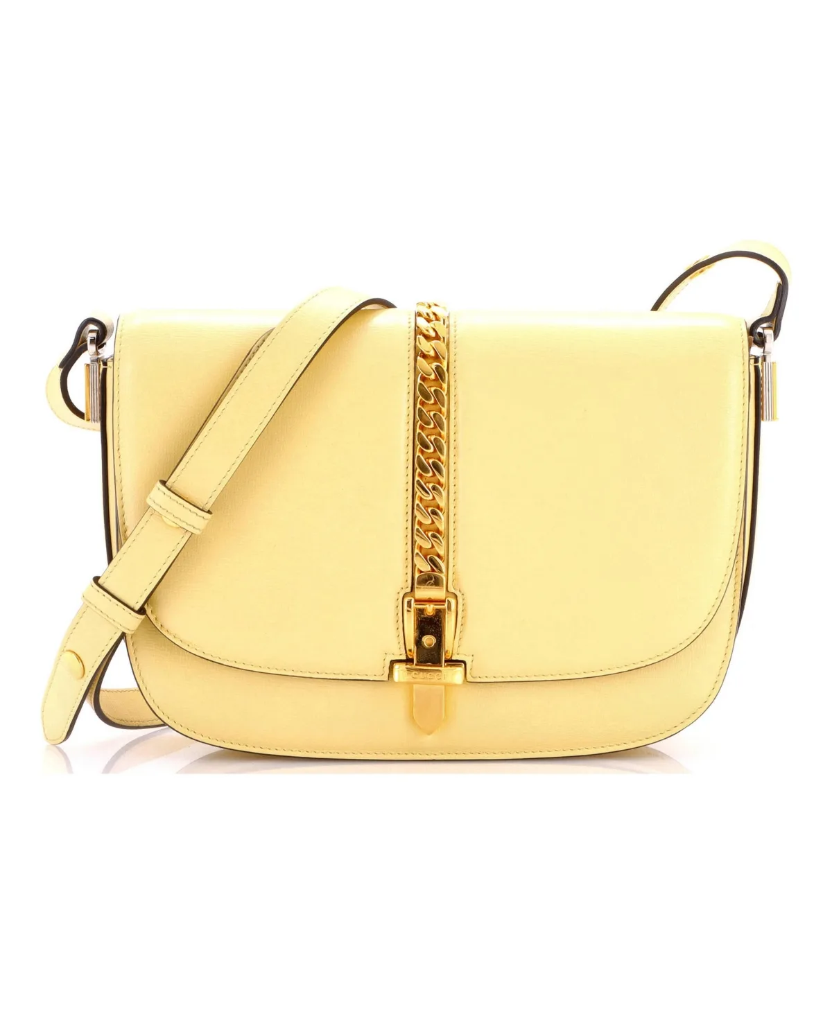 Pre-Owned Gucci Small Sylvie 1969 Shoulder Bag Leather by Gucci