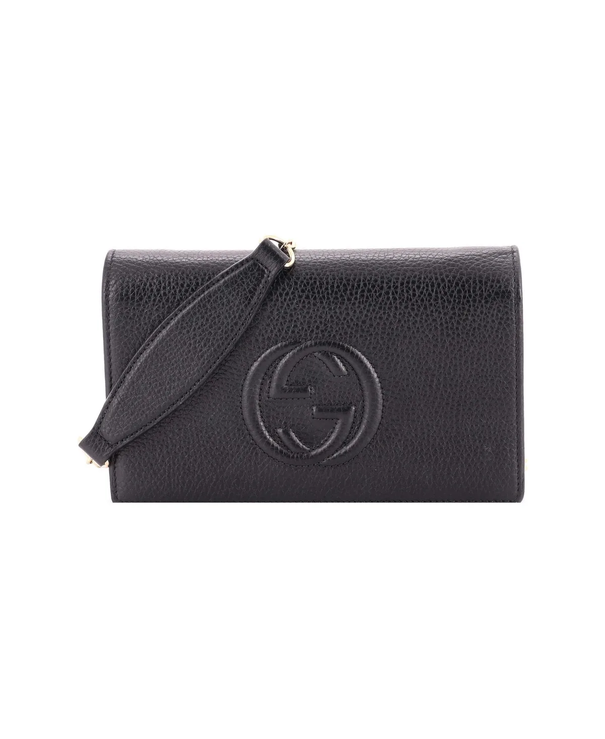 Pre-Owned Gucci Soho Wallet on Chain Leather