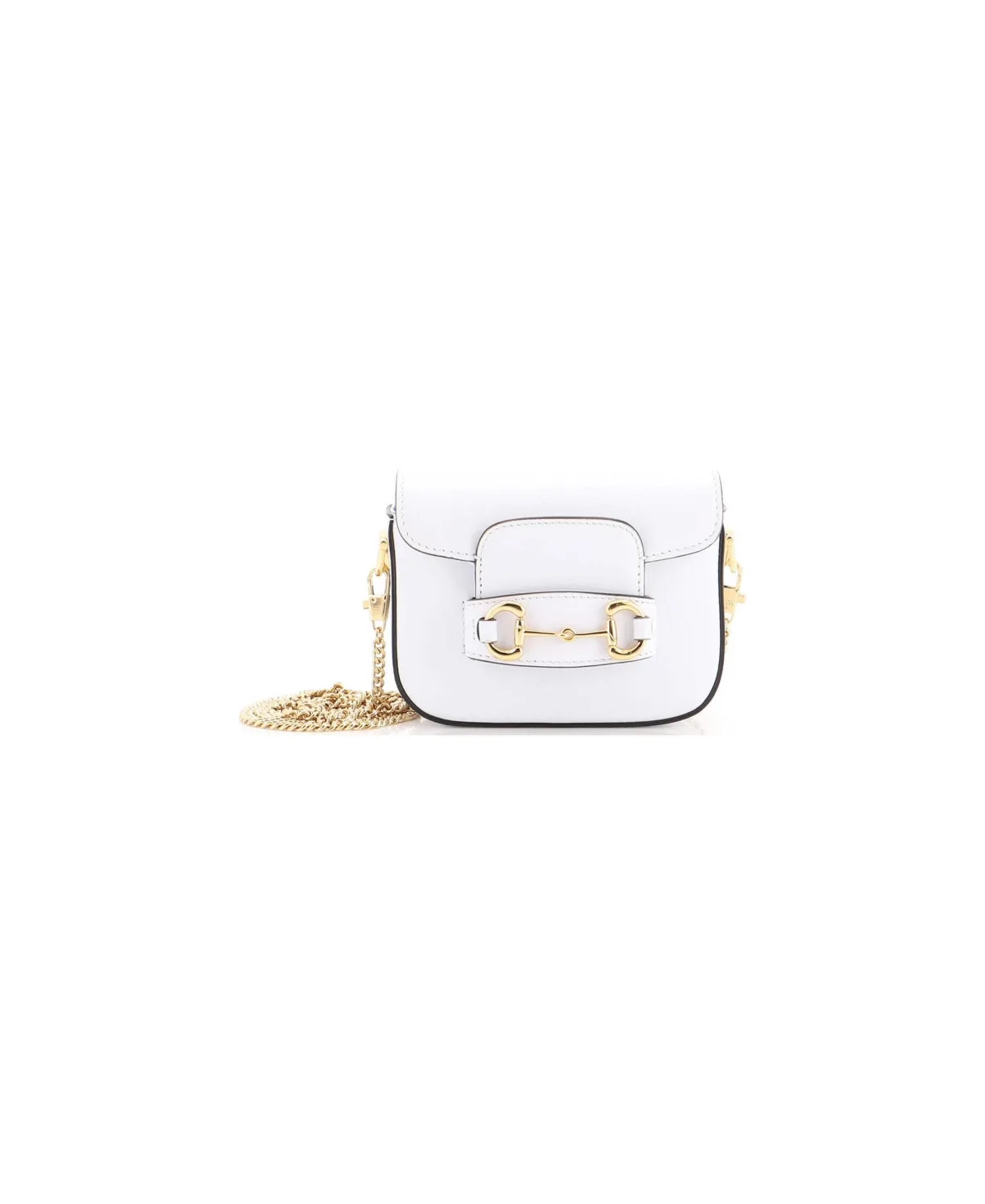 Pre-Owned Gucci Nano Horsebit 1955 Chain Shoulder Bag Leather
