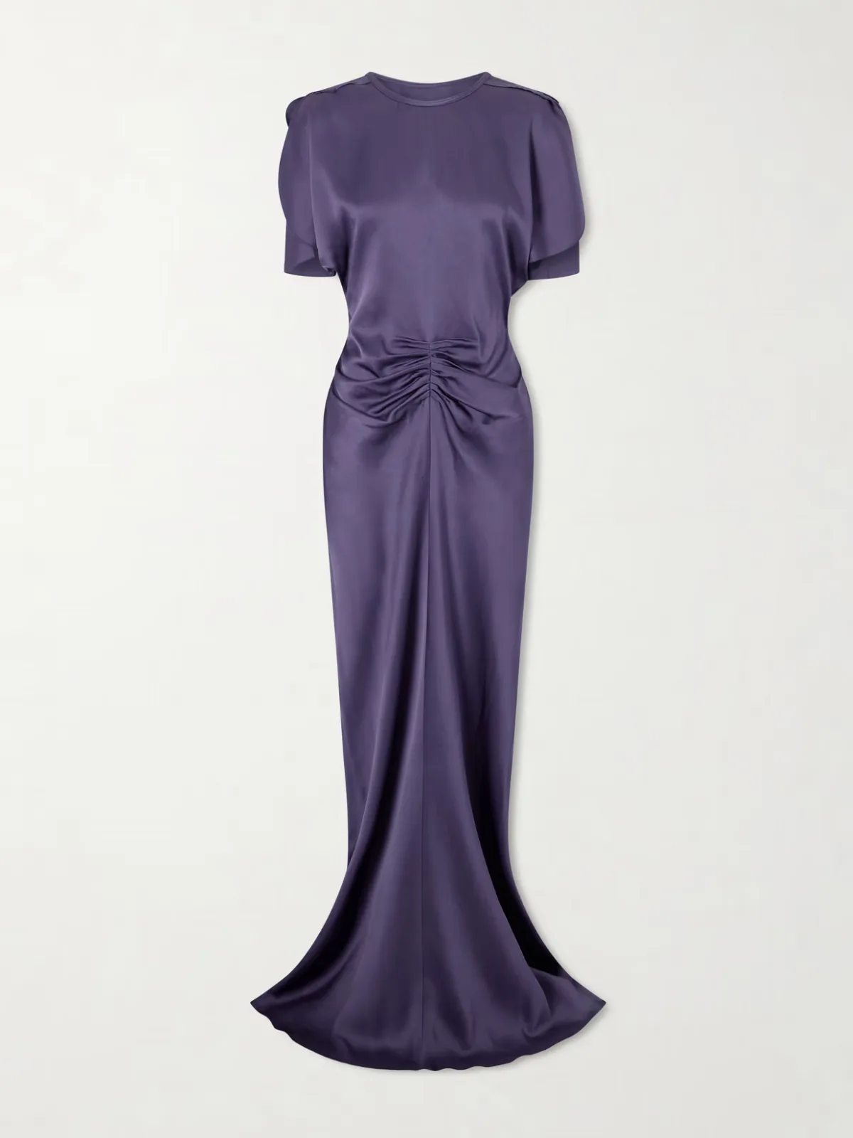 - Isabella Ruched Satin Gown -