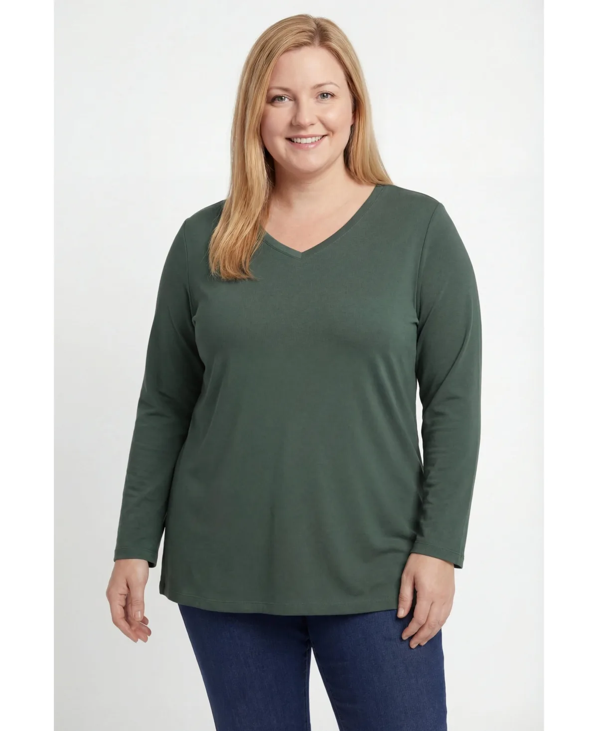 Within Perfect Long-Sleeve V-Neck Tee