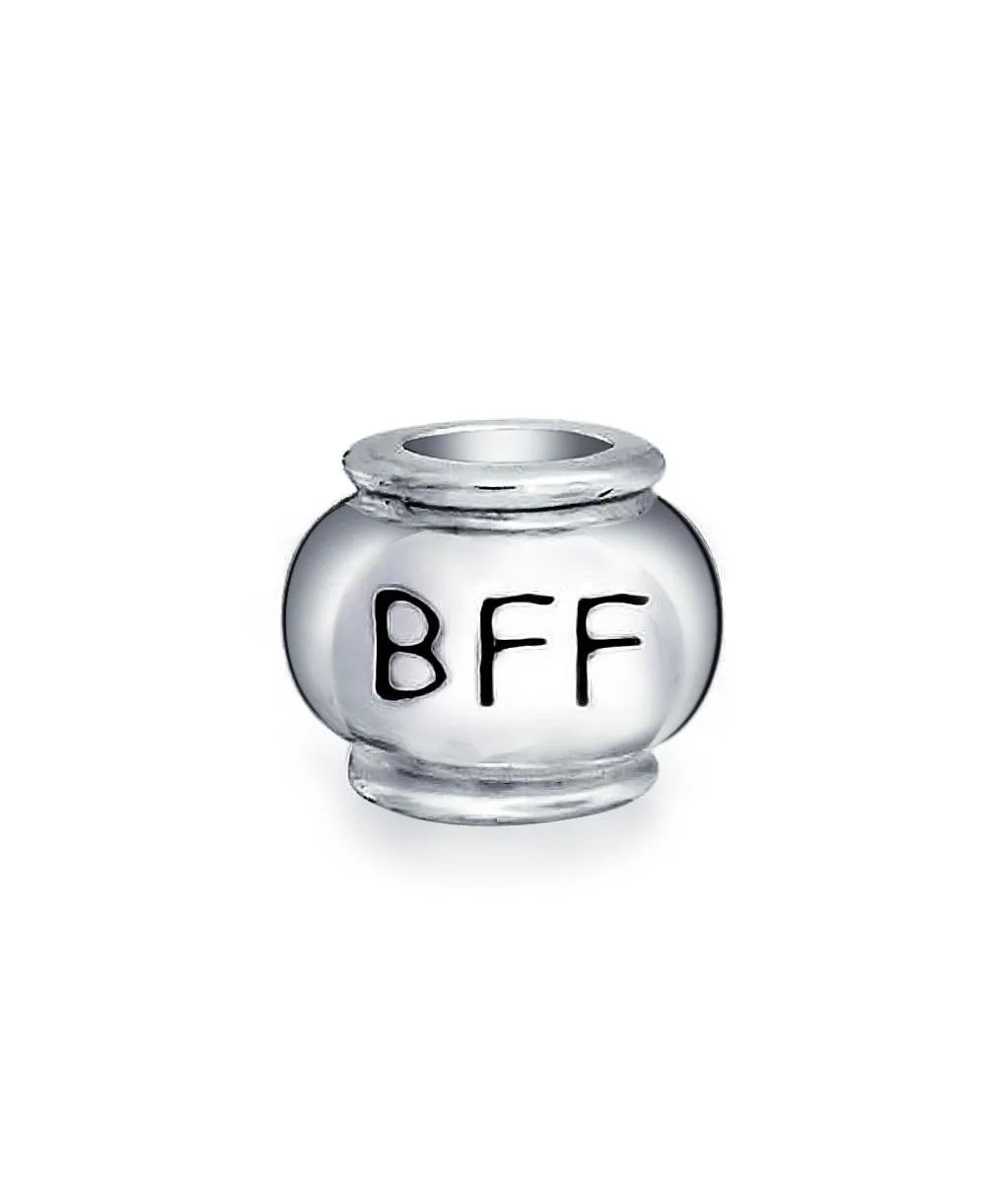 Sterling Silver Best Friends Forever Charm Bead by Bling Jewelry
