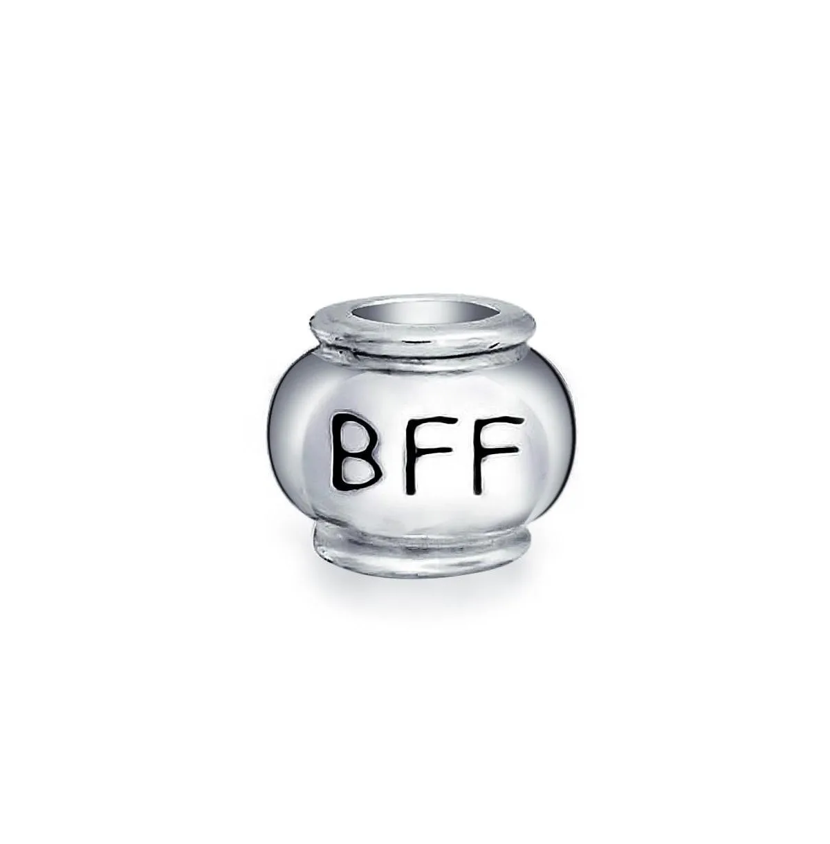 Sterling Silver Best Friends Forever Charm Bead by Bling Jewelry