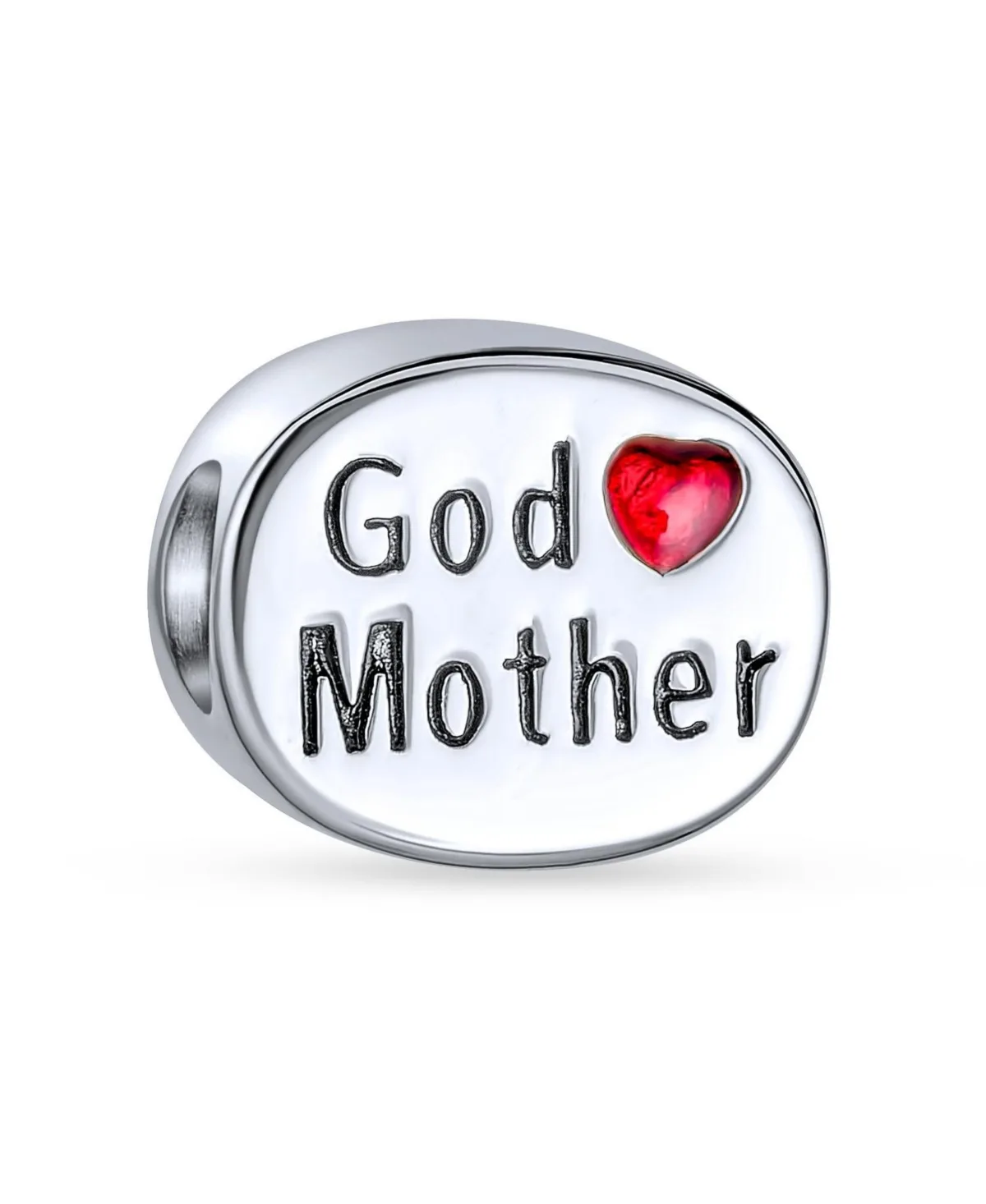 Sterling Silver God Mother Charm by Bling Jewelry