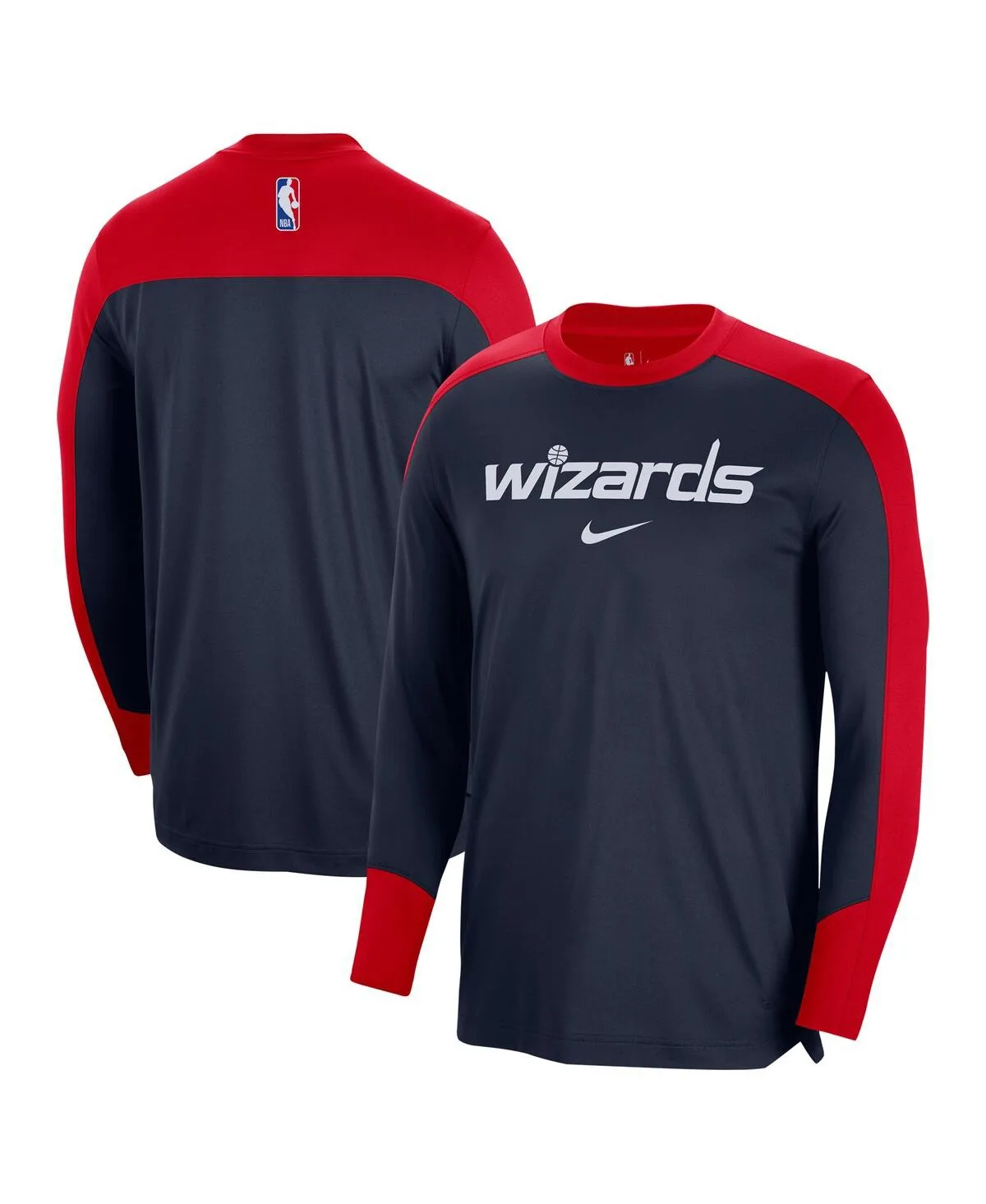 Washington Wizards 2024/25 Authentic Pre-Game Legend Long Sleeve Shooting Shirt by Nike