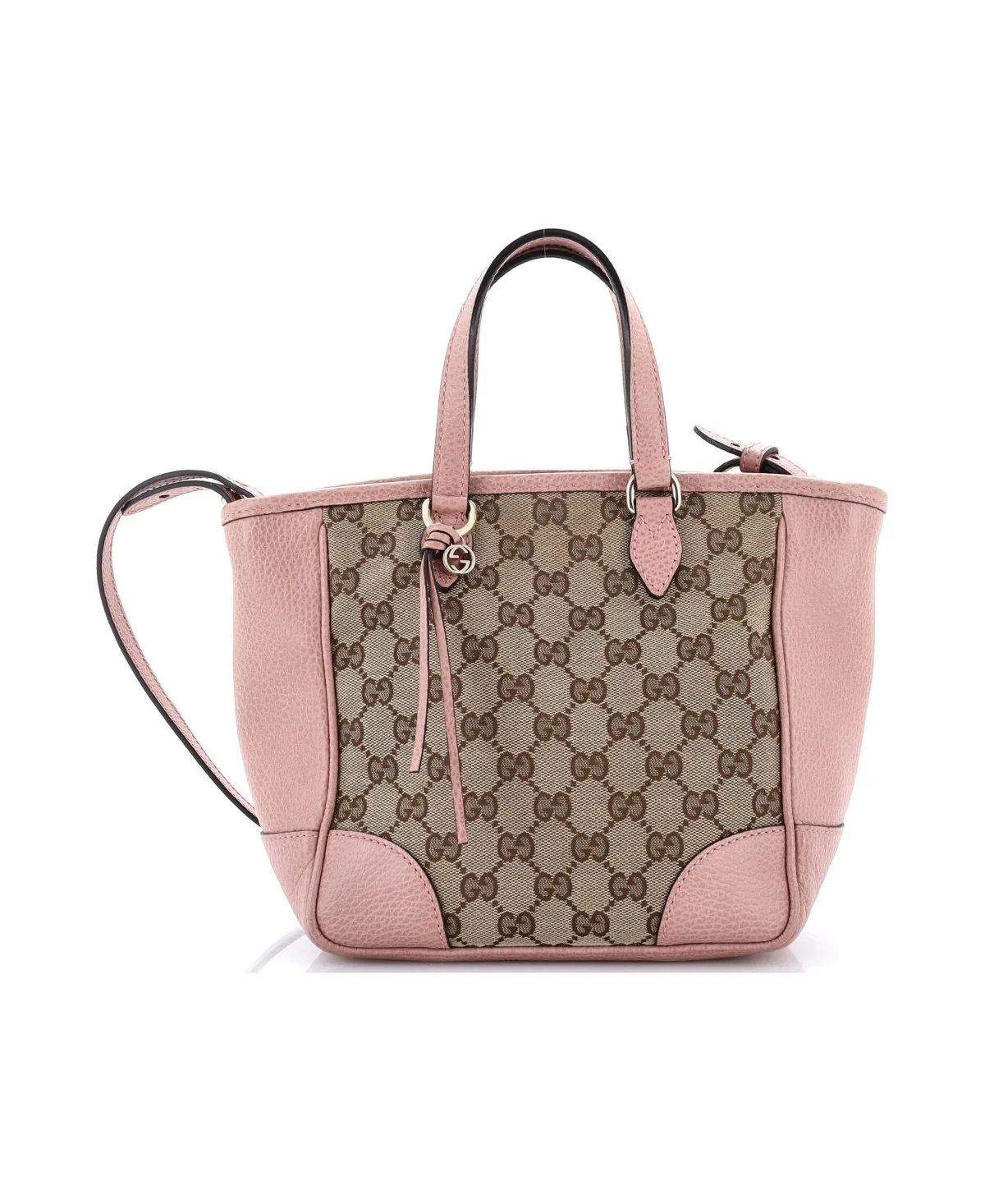 Pre-Owned Small Bree Convertible Tote Gg Canvas with Leather by Gucci