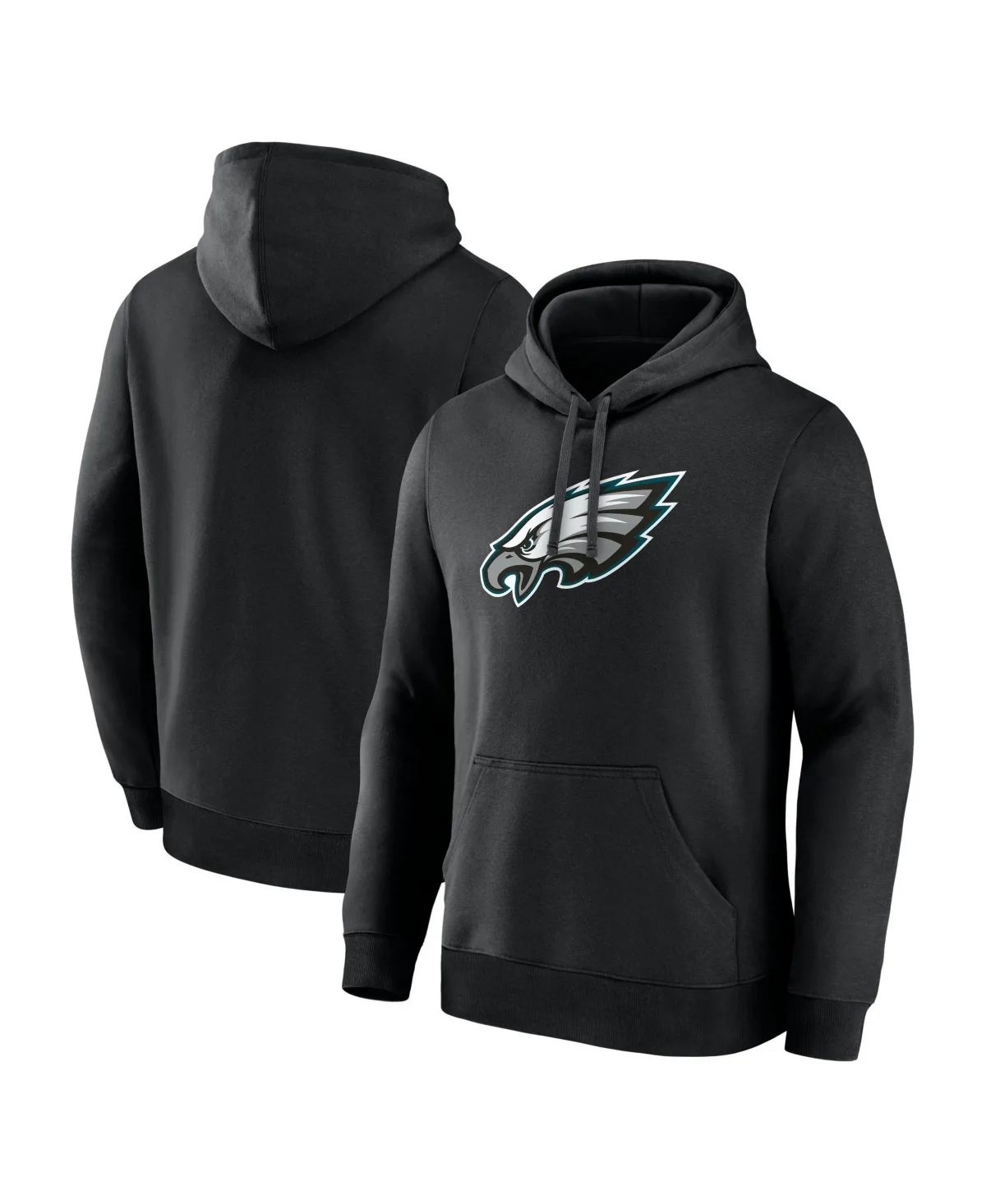 Philadelphia Eagles Primary Logo Pullover Cotton-Blend Hoodie by Logo Athletic