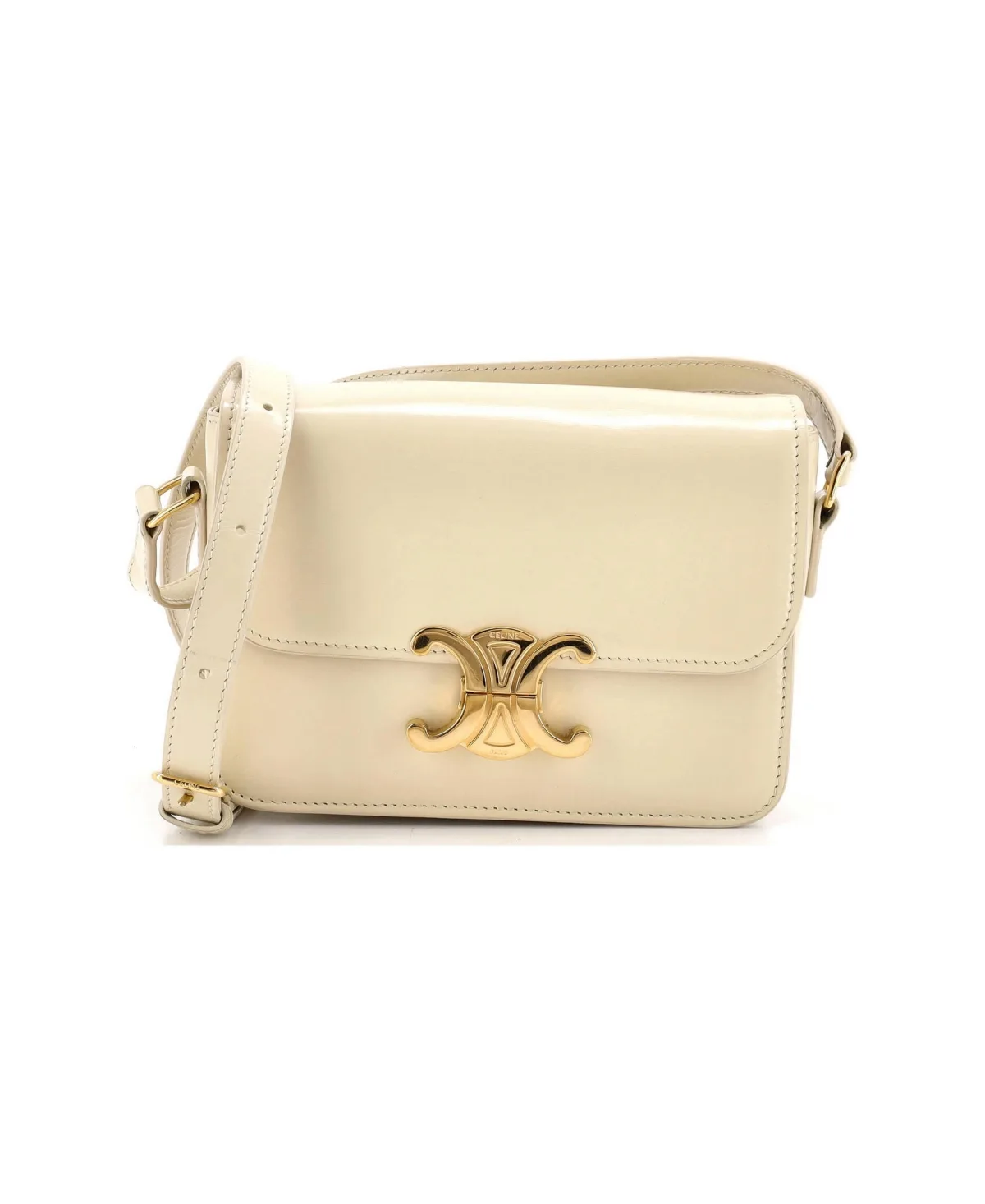 Pre-Owned Celine Teen Triomphe Shoulder Bag Smooth Calfskin