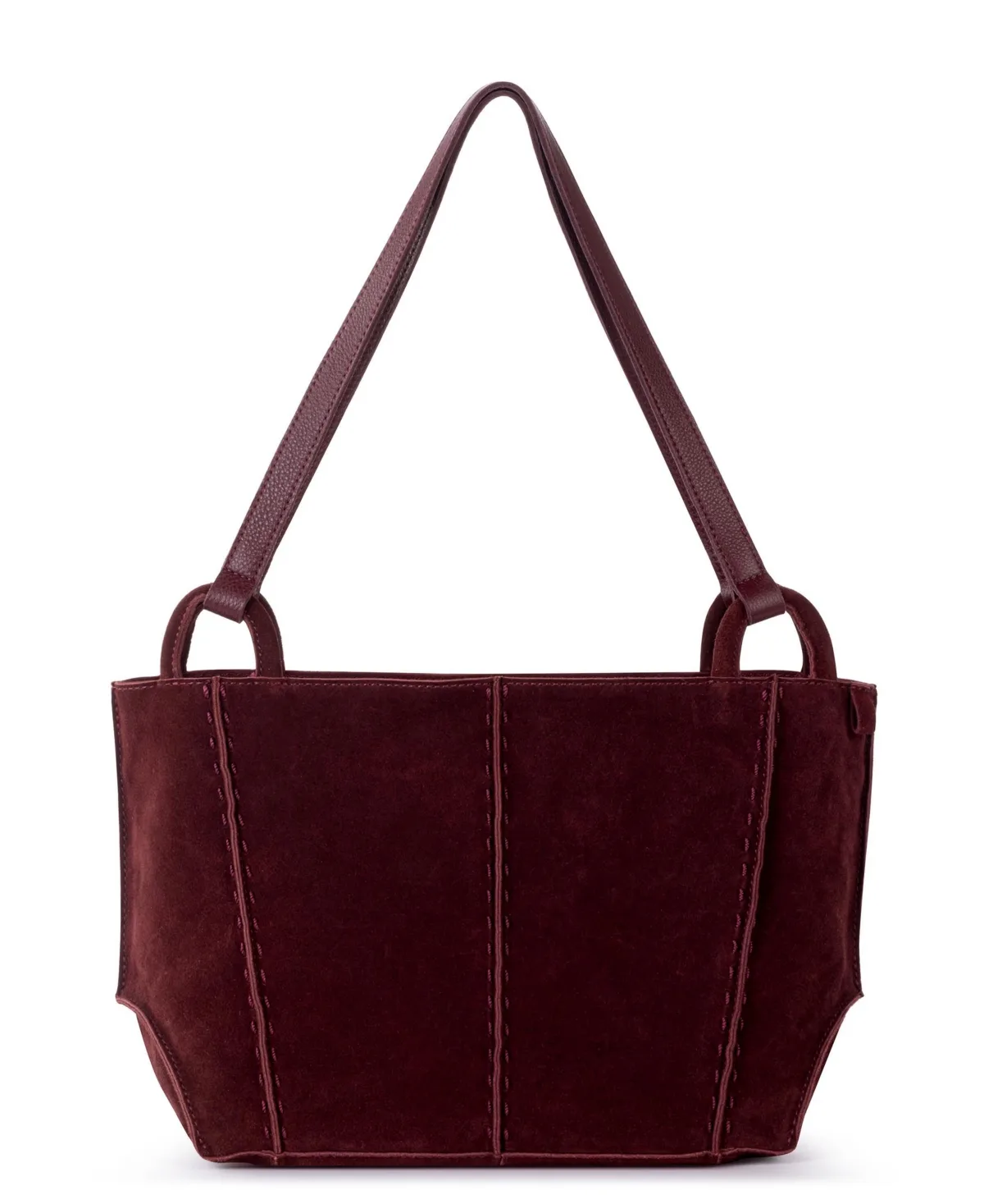 Los Feliz Medium Leather Zipper Satchel Handbag by The Sak